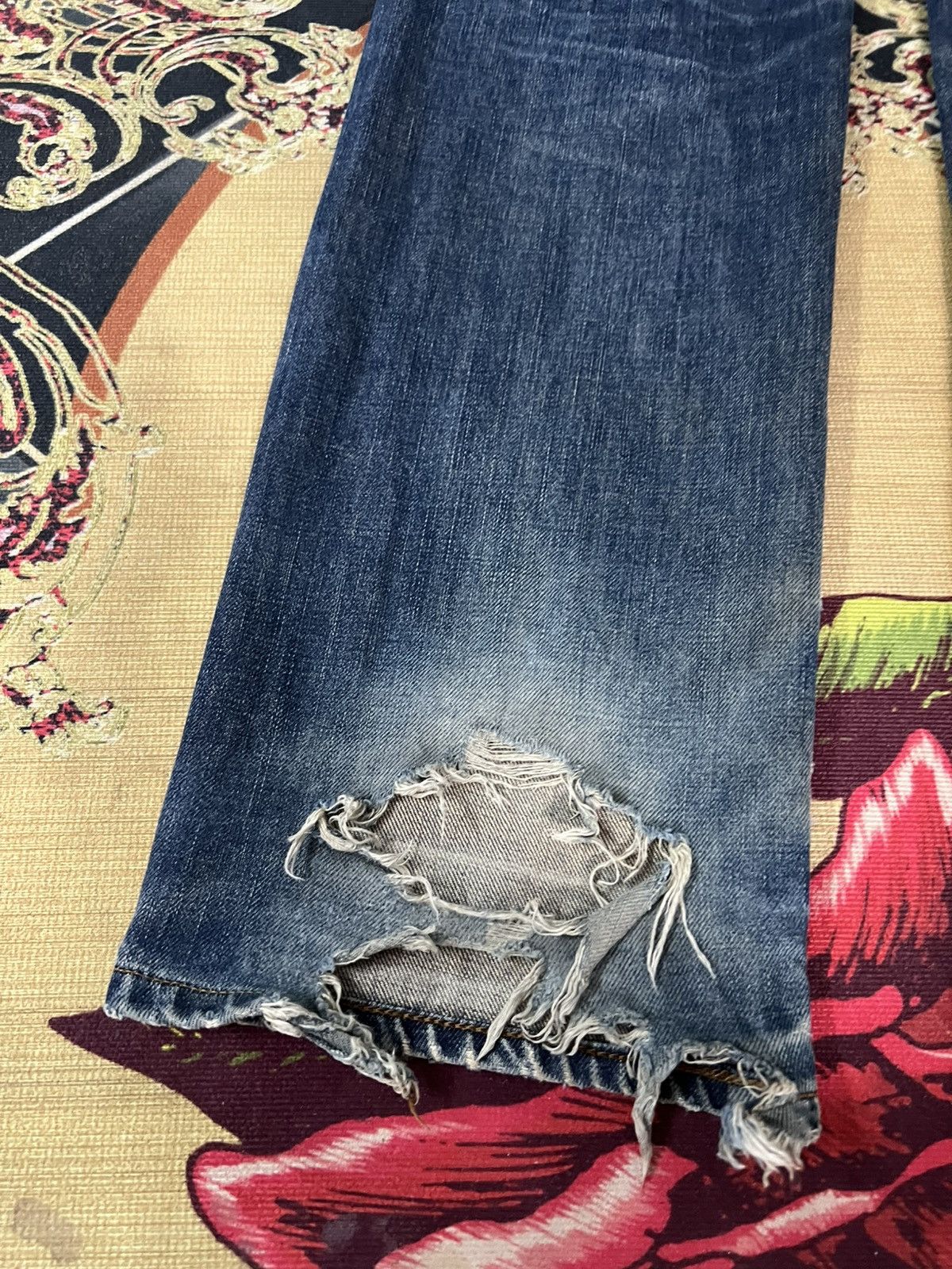 Edwin VINTAGE EDWIN 503 DISTRESSED JEANS Size US 30 / EU 46 - 16 Thumbnail