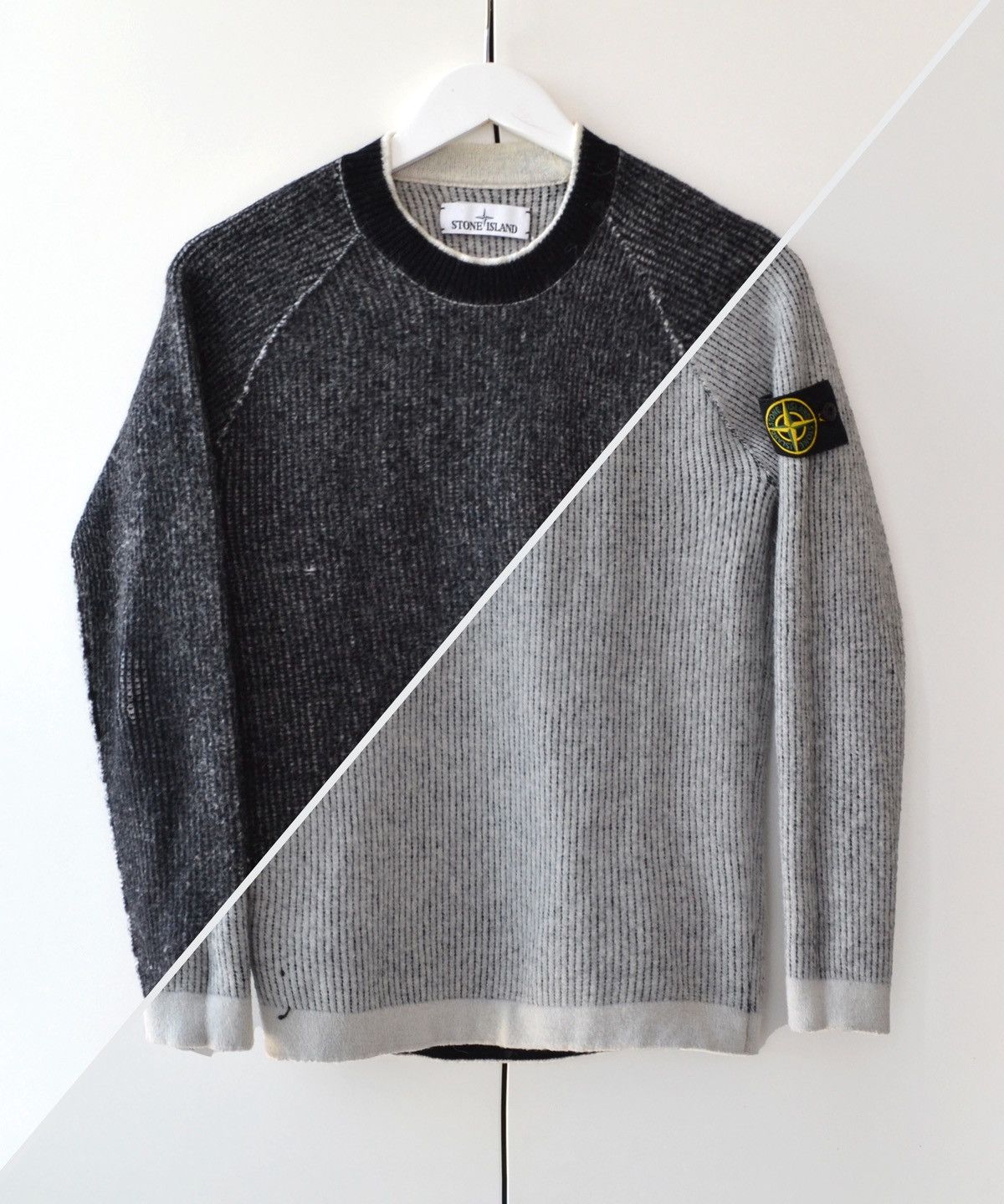 Stone Island Stone Island Sweater Reversible Jumper Knit Wool Stripped Size US XS / EU 42 / 0 - 1 Thumbnail