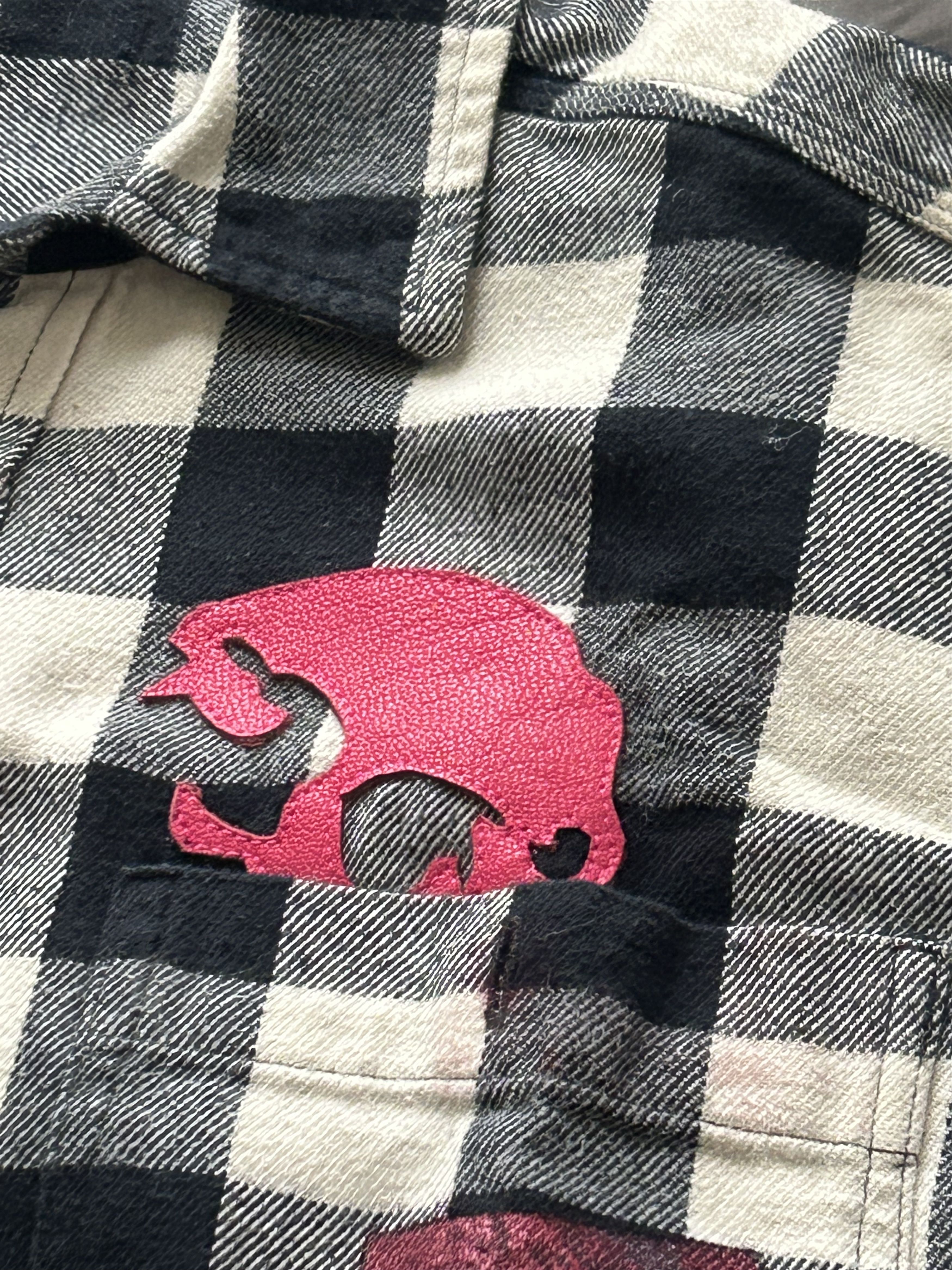 BV By Bodega Vengeance 1/1 Patched Flannel Shirt Size XS / US 0-2 / IT 36-38 - 3 Thumbnail