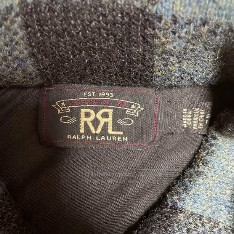 RRL Ralph Lauren RRL Ralph Lauren Classic blue-dyed wool checkered jacket Size US S / EU 44-46 / 1 - 9 Thumbnail