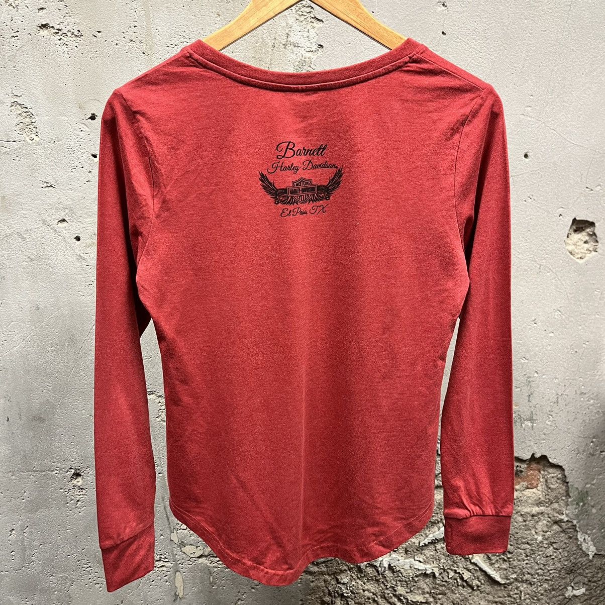 Harley Davidson Harley Davidson Red Angel Wing Long Sleeve Y2K T-Shirt S Size S / US 4 / IT 40 - 5 Thumbnail