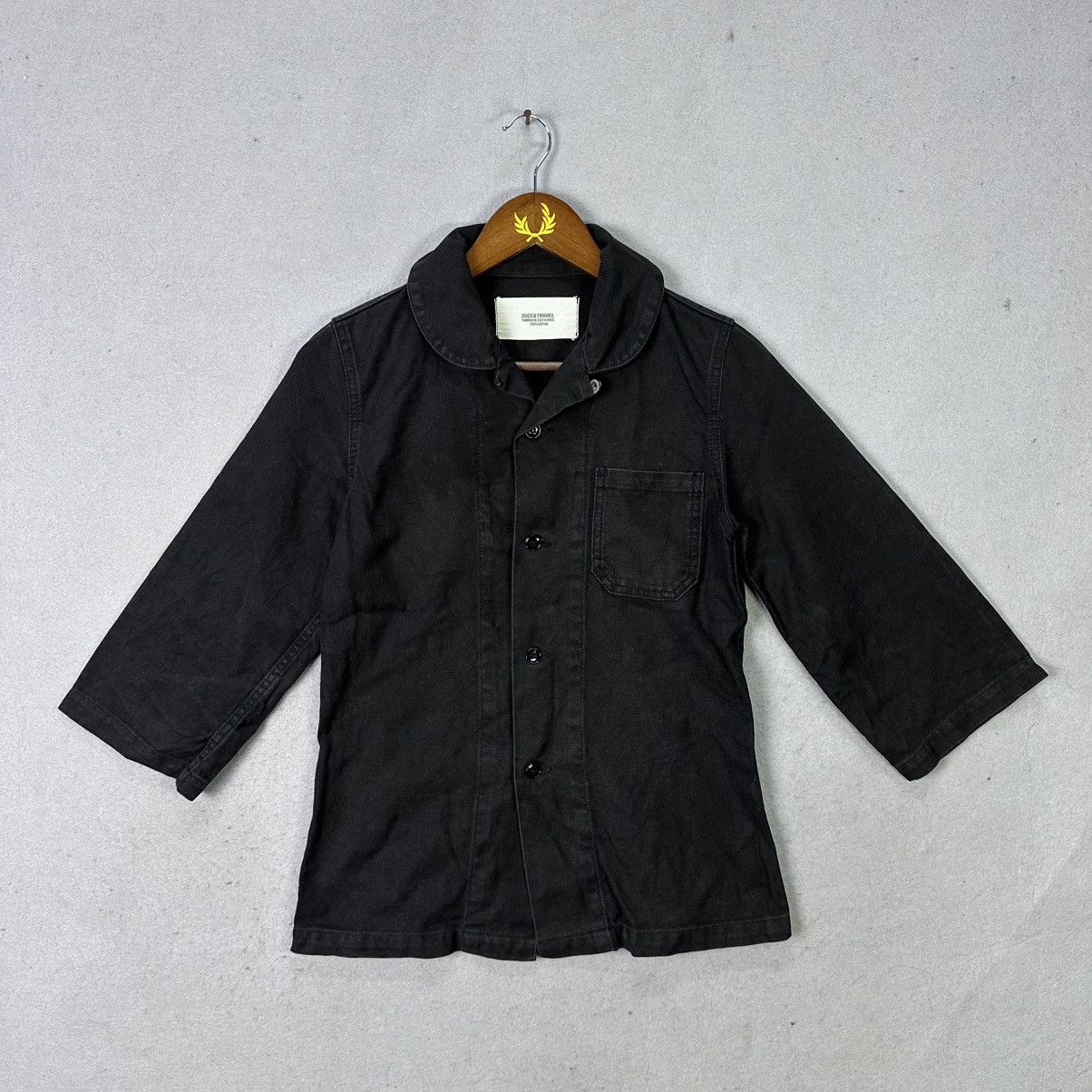 Zucca Zucca Travail Japan Work Jacket Cropped Button Up Blazer Size XS / US 0-2 / IT 36-38 - 1 Thumbnail