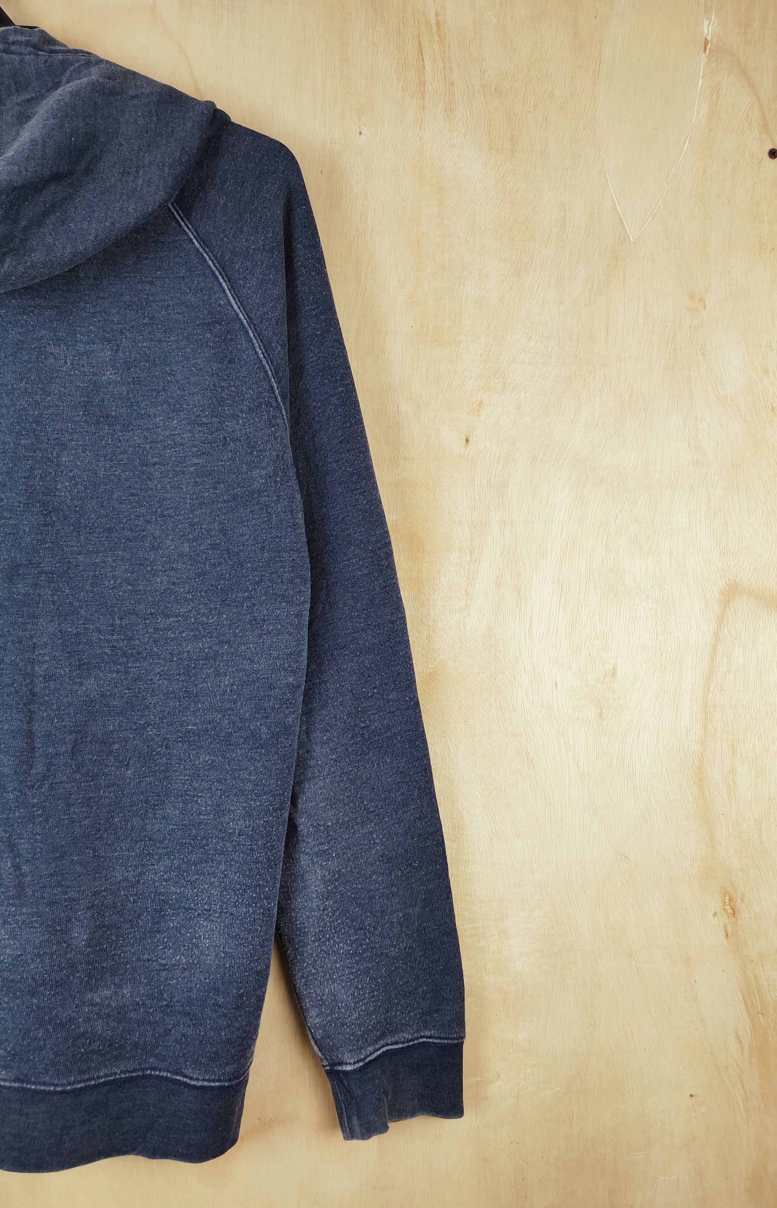 Japanese Brand × Vintage Vintage Beams Dark Blue Faded Hoodie Sweaters Size US L / EU 52-54 / 3 - 9 Thumbnail