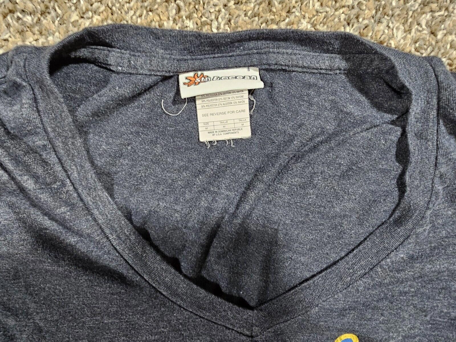 Designer 5th & Ocean Womens T shirt Blue Milwaukee Brewers VNeck Sz M Size M / US 6-8 / IT 42-44 - 3 Thumbnail