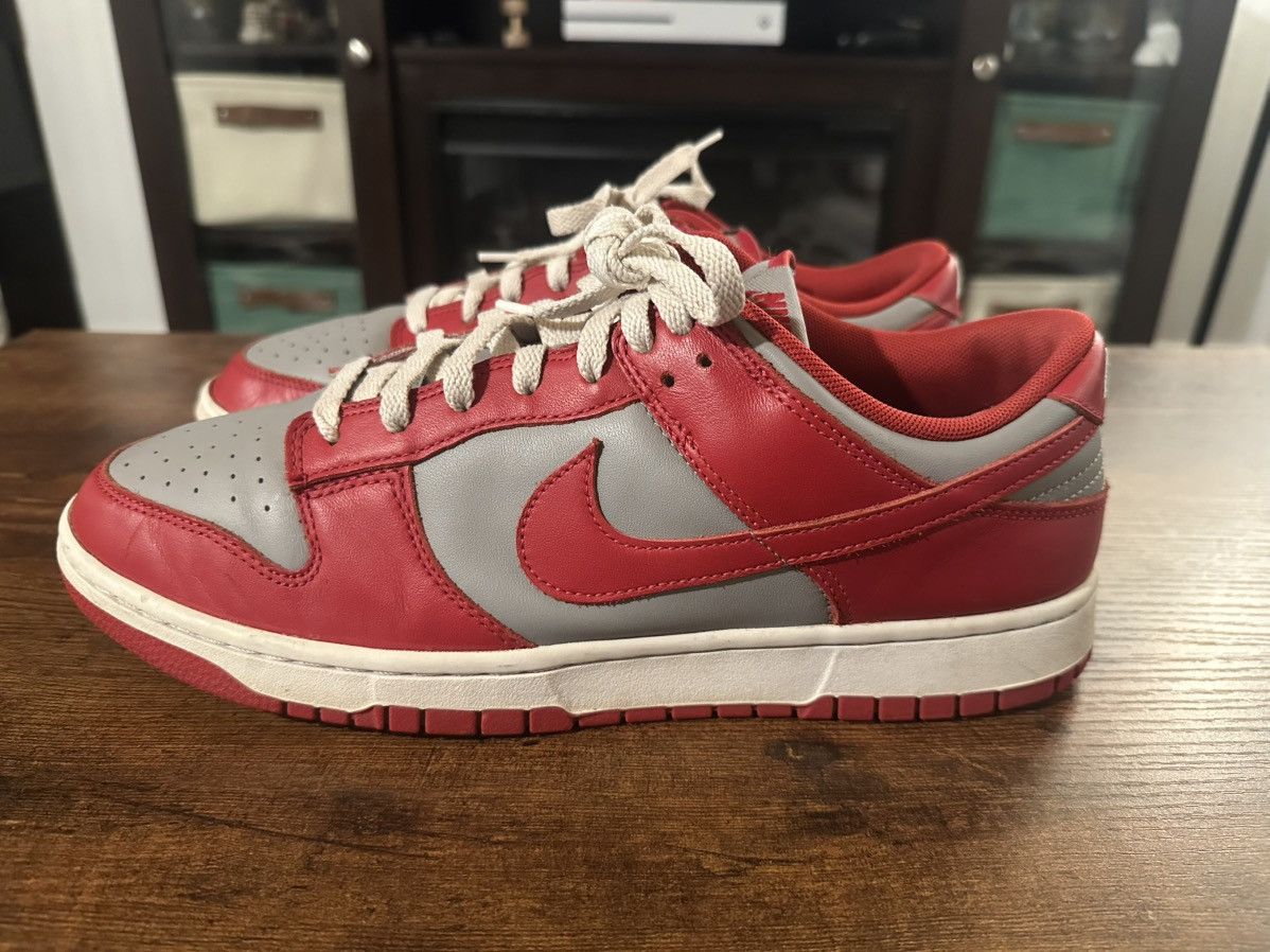 Nike Nike Dunk Low Retro UNLV (2021) Grey and Varsity Red Size US 12 / EU 45 - 5 Thumbnail
