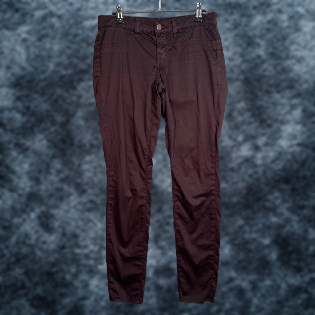 J Brand VINTAGE J Brand Womens Skinny Fit Pants Casual Chino Size 26 Red Fall Winter Size 26" / US 2 / IT 38 - 1 Thumbnail