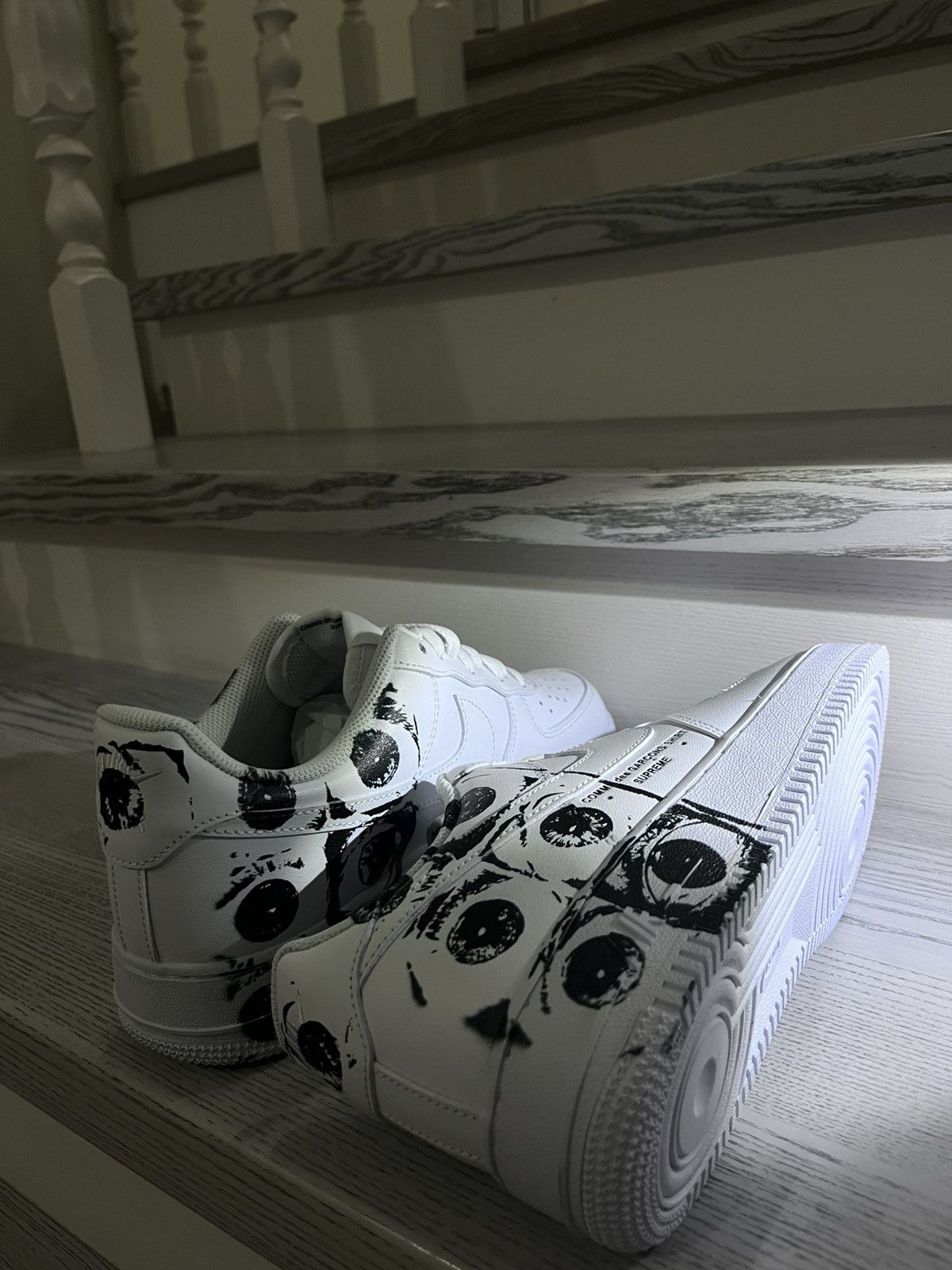 Comme des Garcons × Nike Nike Air Force 1 , Comme des Garcons x Supreme Size US 9.5 / EU 42-43 - 3 Thumbnail