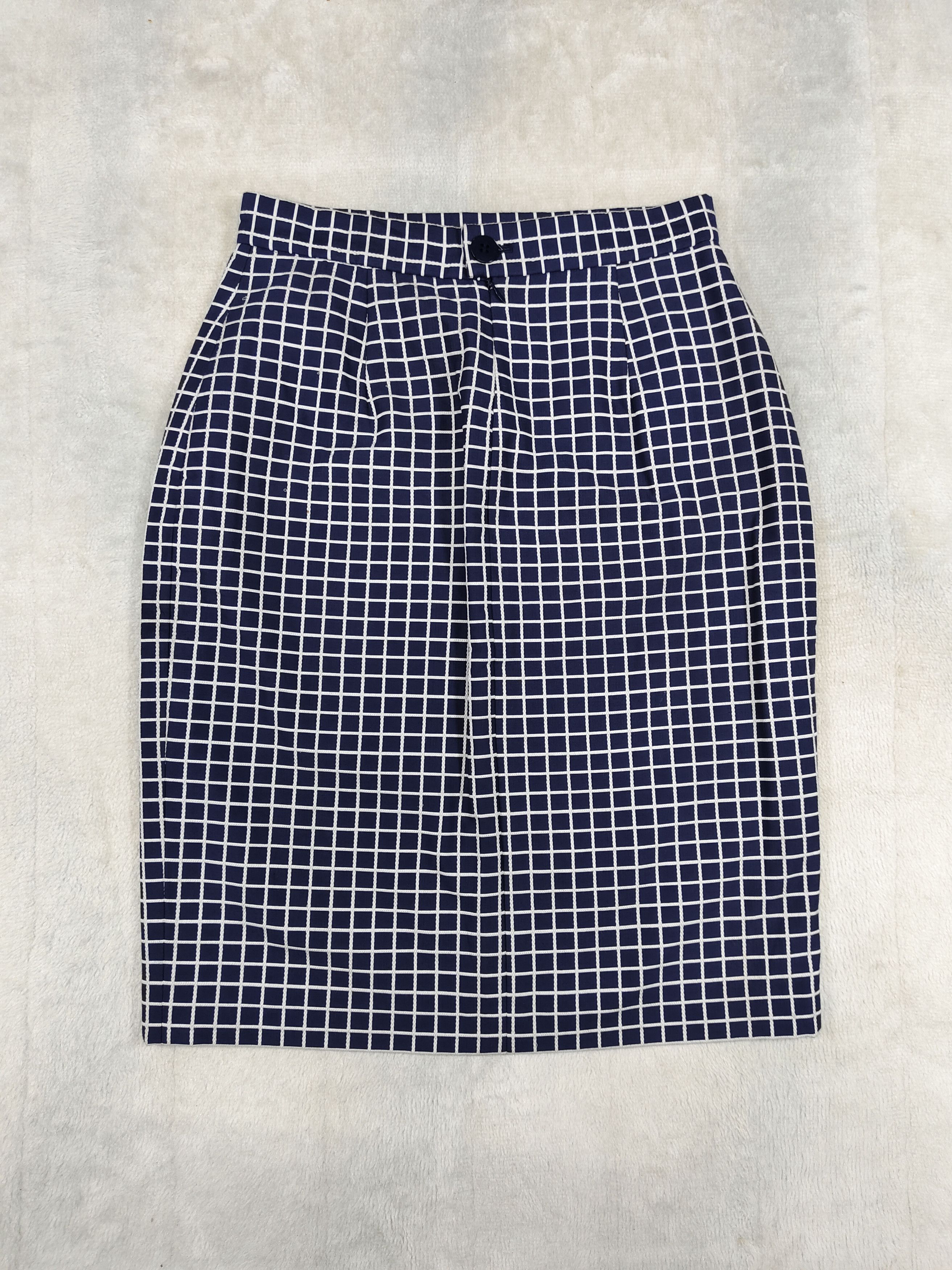 Givenchy 💥Vtg Givenchy Boutique Plaid Parisian Tailored Skirt Size 28" / US 6 / IT 42 - 5 Thumbnail