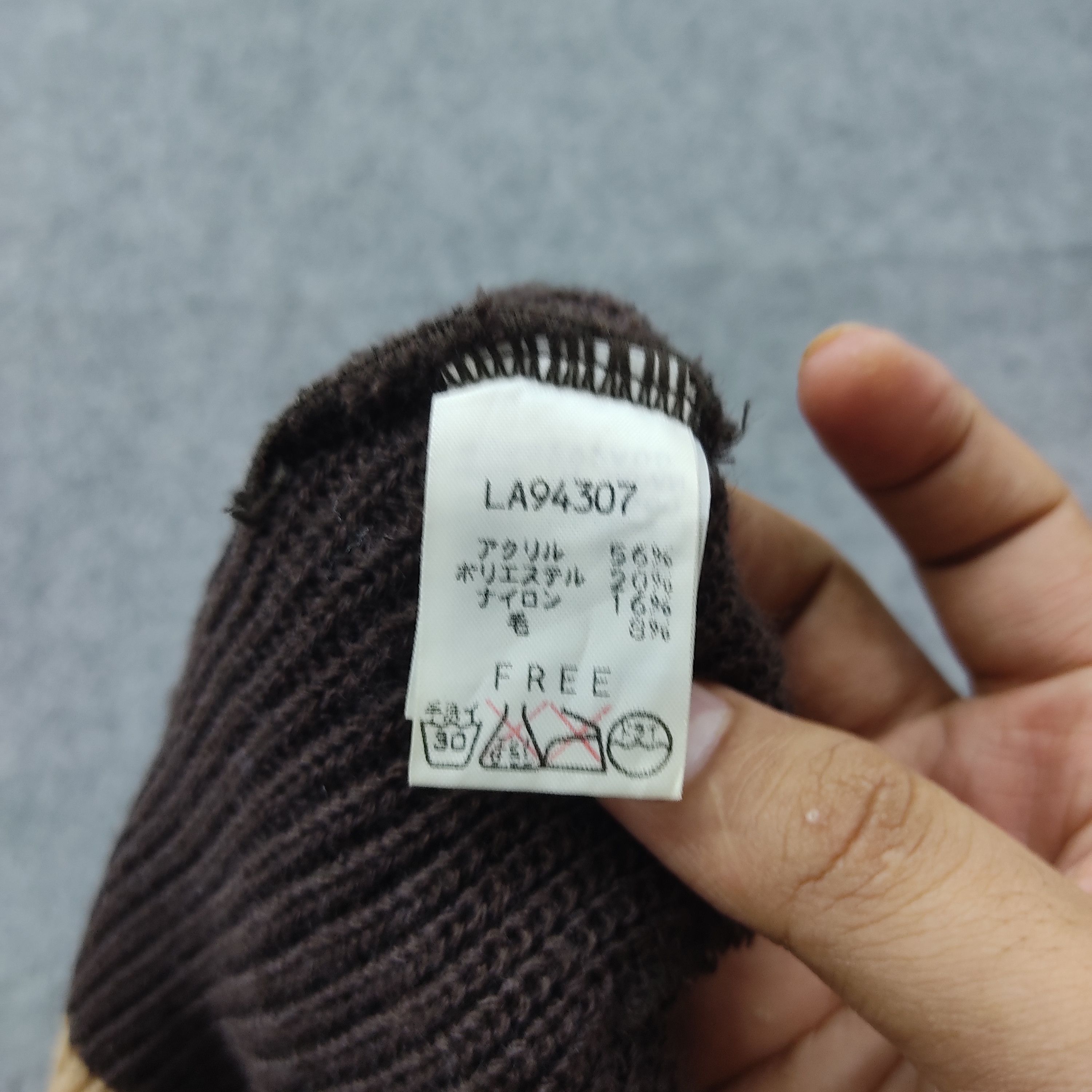 Japanese Brand × Vintage Vintage Japanese Brand Stripe Beanie / Snow Hat / Snow Cap Size ONE SIZE - 3 Thumbnail