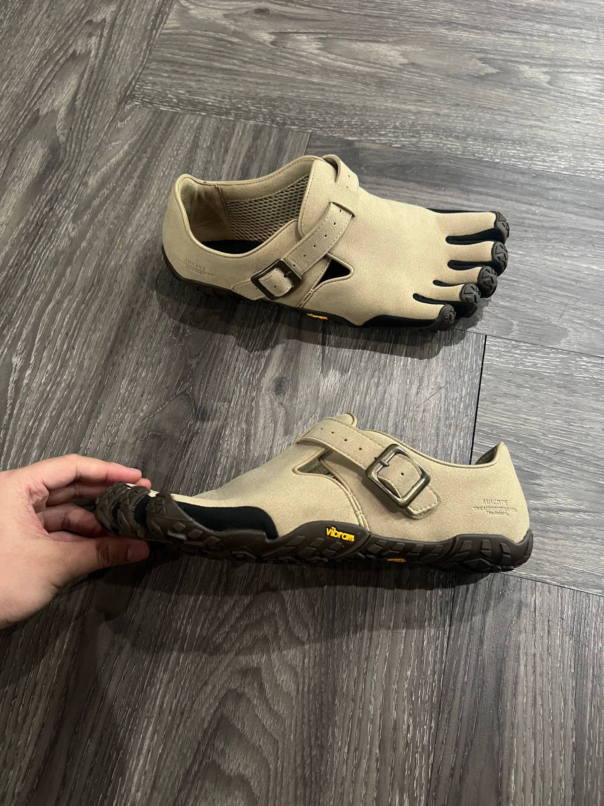 Suicoke × Takahiromiyashita The Soloist. × Vibram AW23 TAKAHIROMIYASHITA TheSoloist Suede One Strap Fivefinger Size US 8.5 / EU 41-42 - 3 Thumbnail