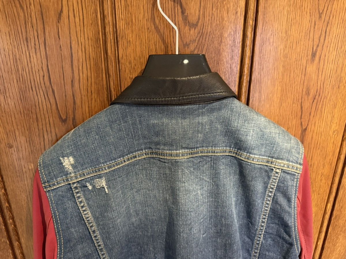 Dsquared2 SS14 Dsquared2 leather sleeve denim jacket collar 50 Grail Size US M / EU 48-50 / 2 - 15 Thumbnail