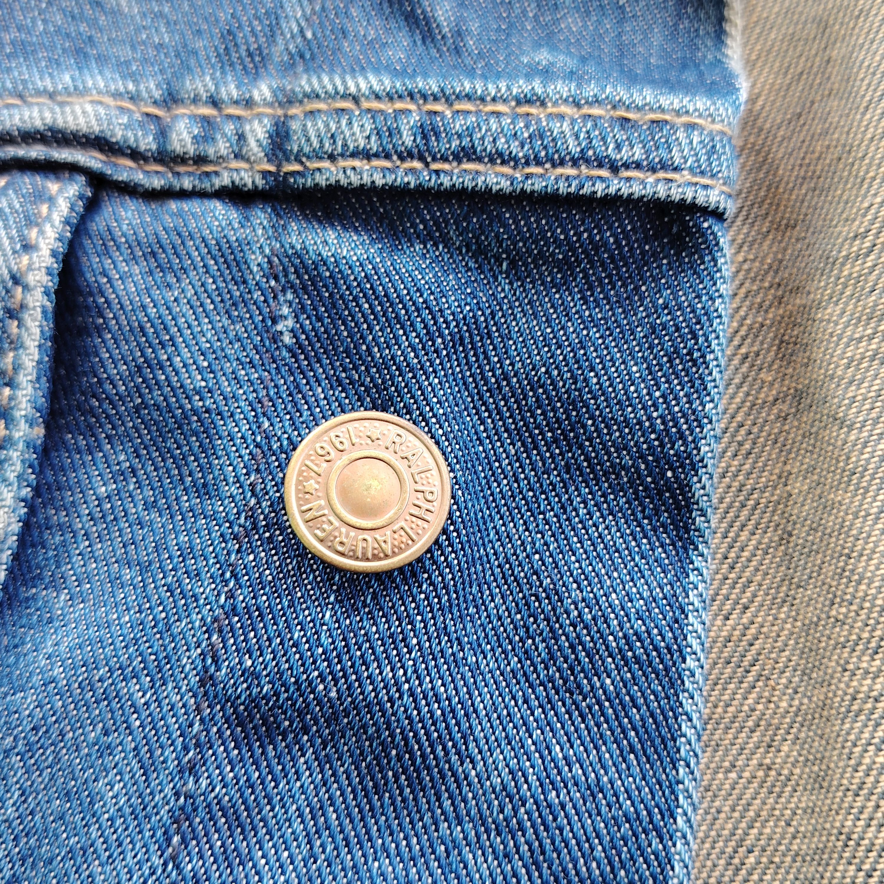 Polo Ralph Lauren Polo Ralph Lauren RL Blue Denim Jeans Jacket Classic Size US L / EU 52-54 / 3 - 7 Thumbnail