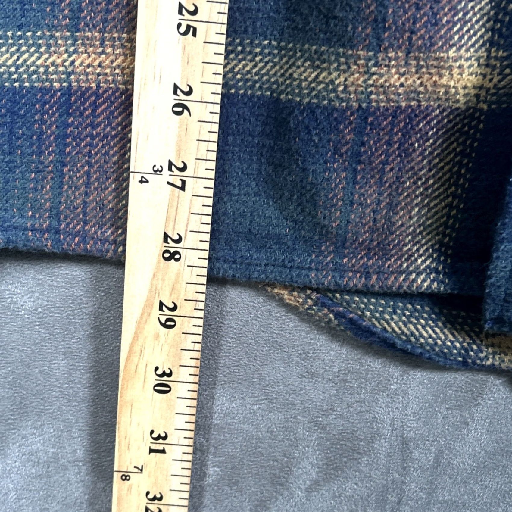 Orvis Orvis Mens XL Plaid Flannel Shirt Long Sleeve Button Up Cotton Shacket Size US XL / EU 56 / 4 - 5 Thumbnail