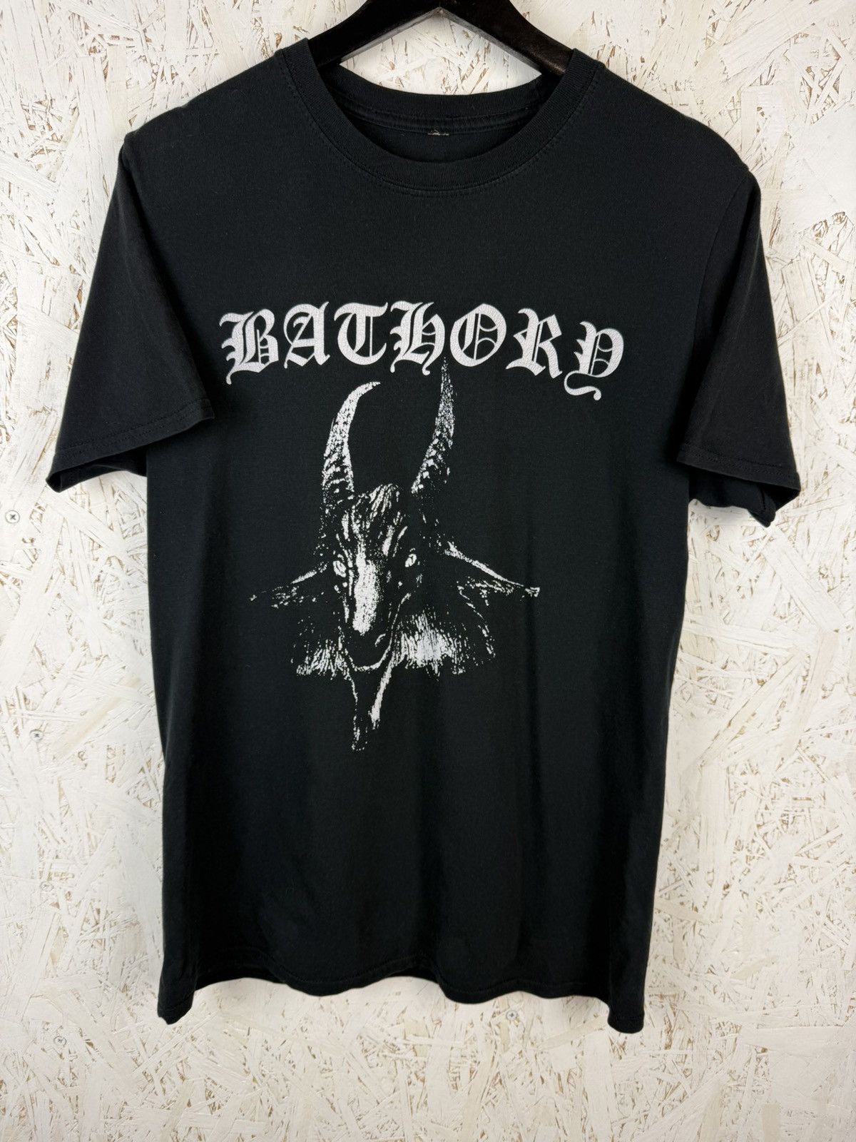 Vintage Bathory 2009 Goat Logo 1984 Black Metal T-Shirt ~M