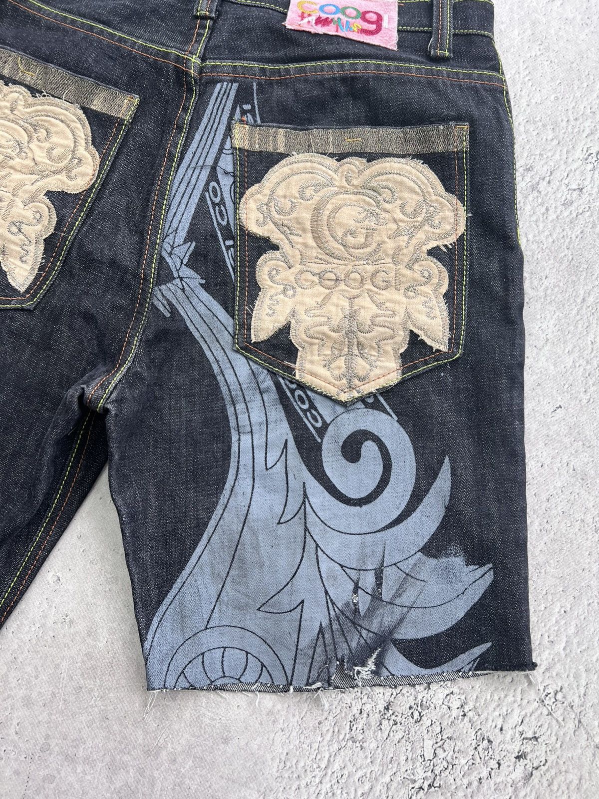 Coogi × Vintage VINTAGE BAGGY COOGI RAP PANTS SHORTS JNCO STYLE DISTRESSED Size US 32 / EU 48 - 9 Thumbnail