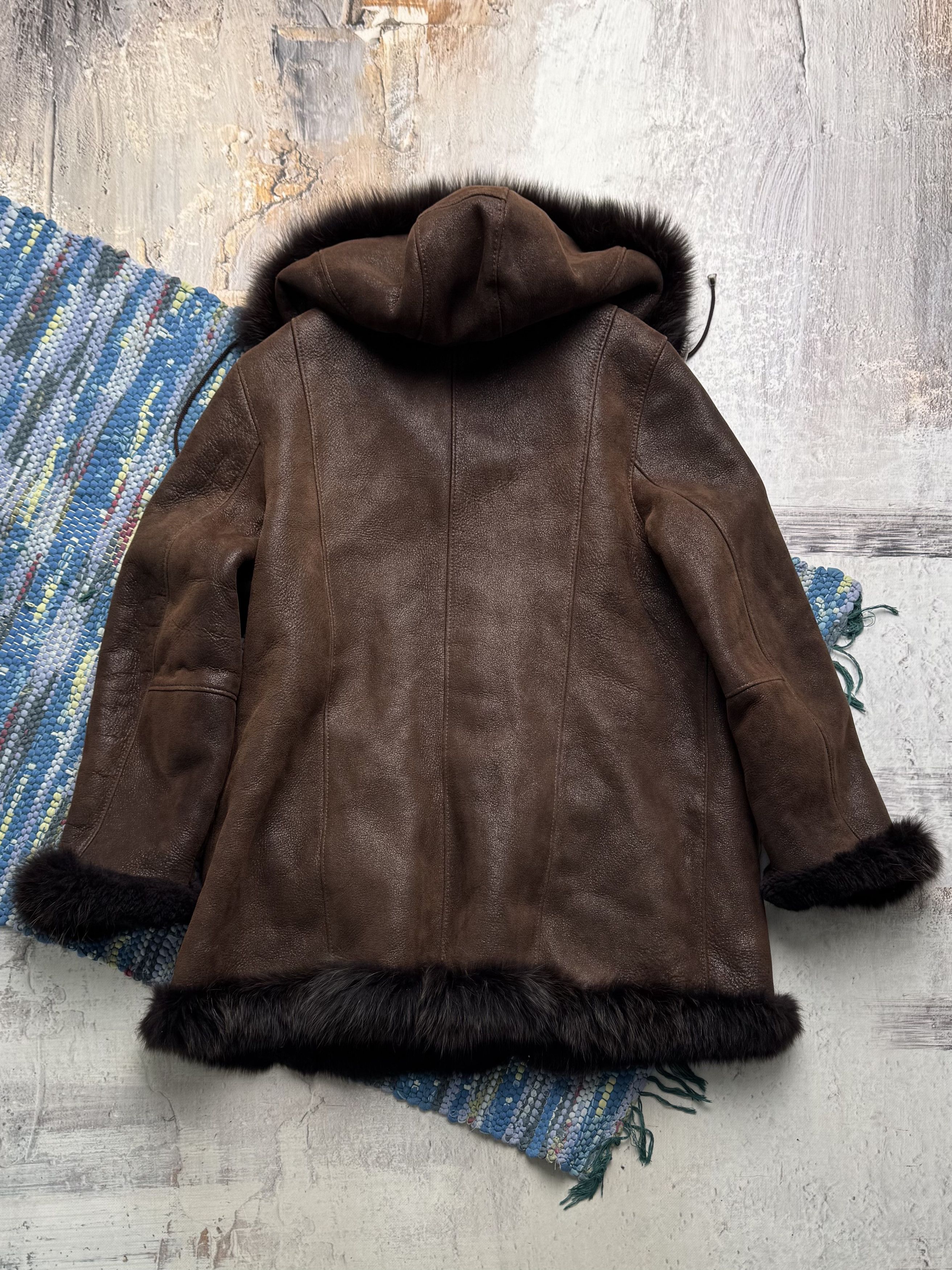 Vintage Vintage Real Sheepskin Jacket With Hood D15 Size XL / US 12-14 / IT 48-50 - 11 Thumbnail