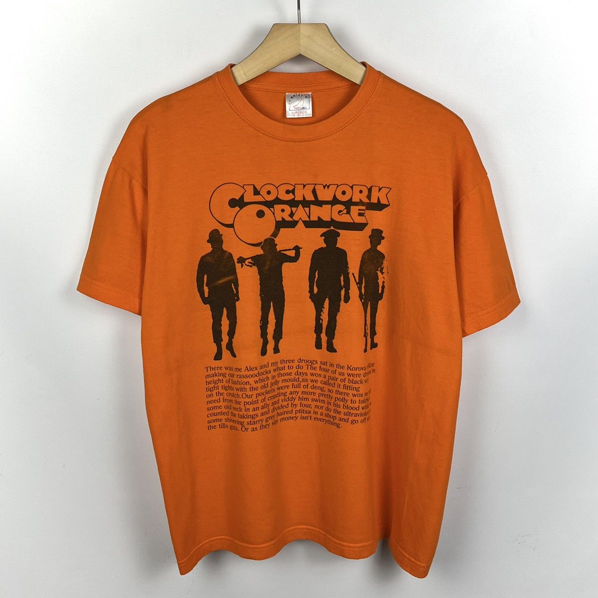 Vintage Vintage Clockwork Orange Stanley Kubrick Movie T Shirt 90’s Size US M / EU 48-50 / 2 - 1 Thumbnail