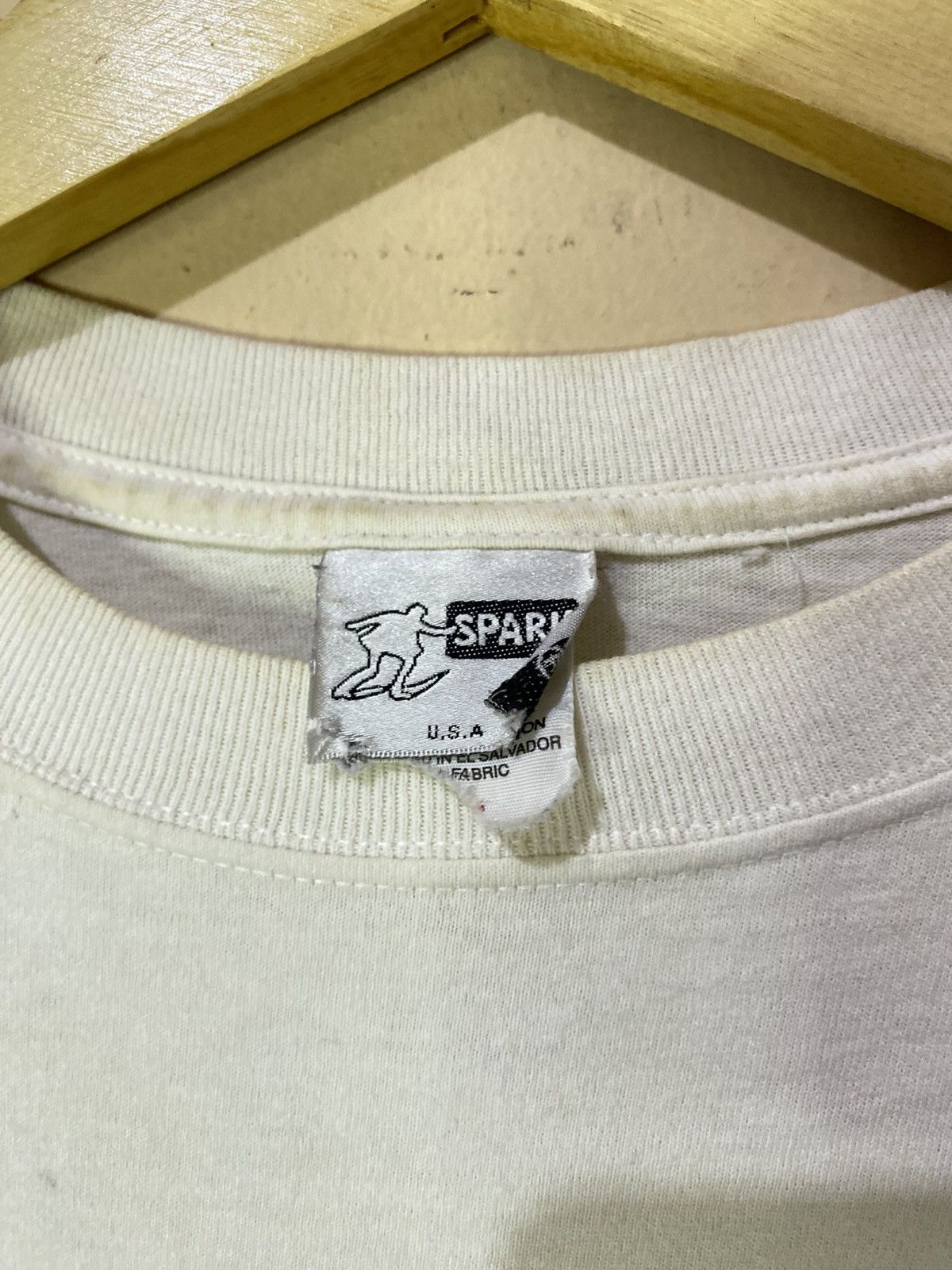 Vintage 90s Spark Skateboard Logo Tee Size US L / EU 52-54 / 3 - 4 Thumbnail