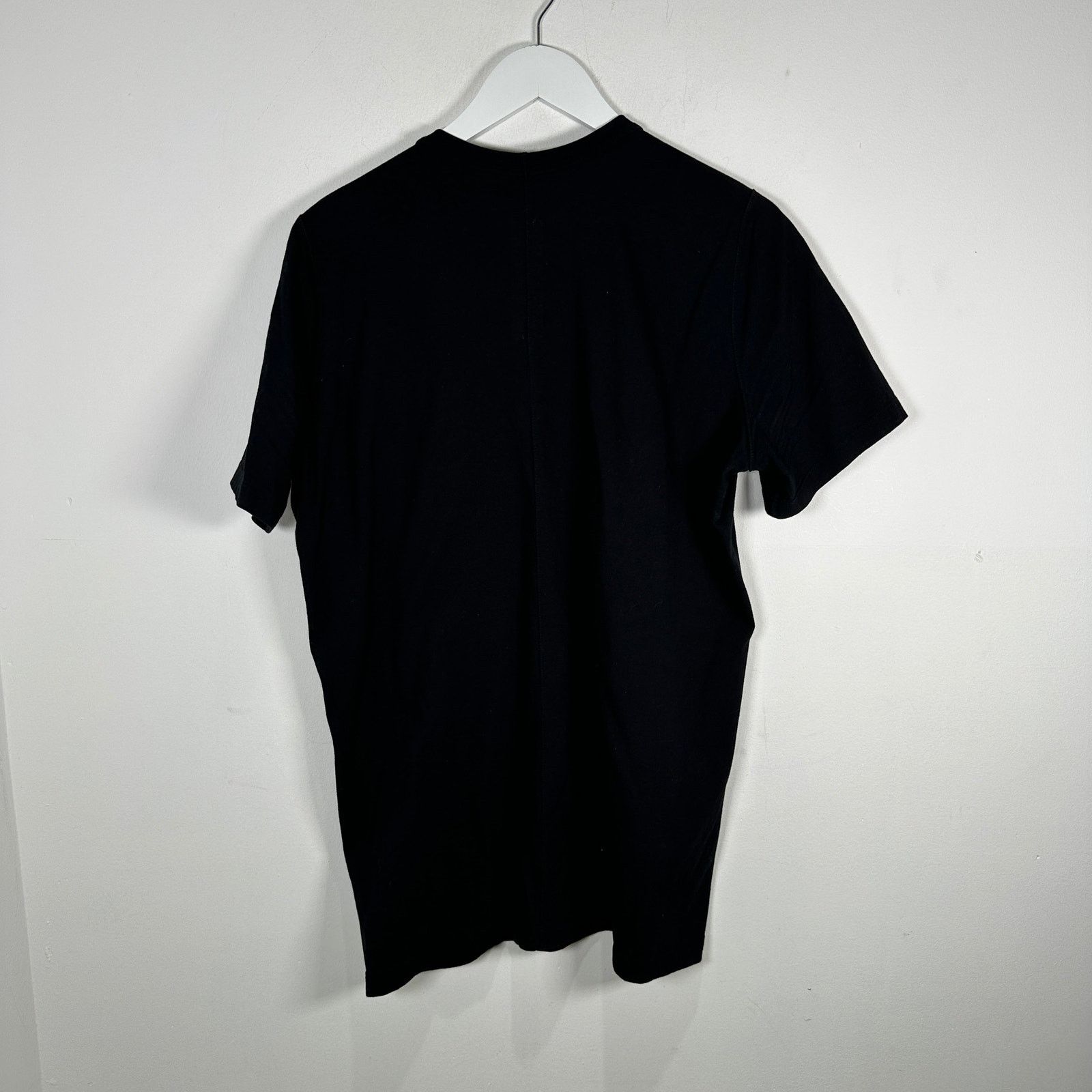 Rick Owens Rick Owens Black 'Gethsmane' Nylon Patch Level T-Shirt Size US XL / EU 56 / 4 - 2 Thumbnail