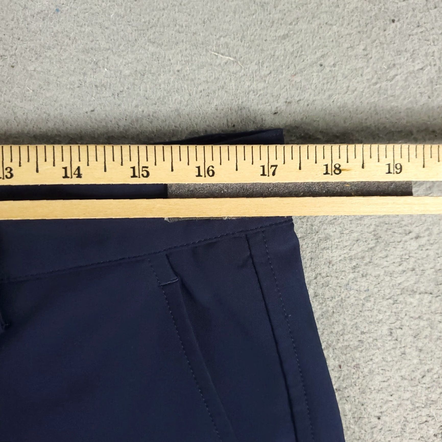 Footjoy FootJoy Golf Pants Mens 34x32 Blue Stretch Chino Flat Front Trousers Regular Fit Size US 34 / EU 50 - 3 Thumbnail