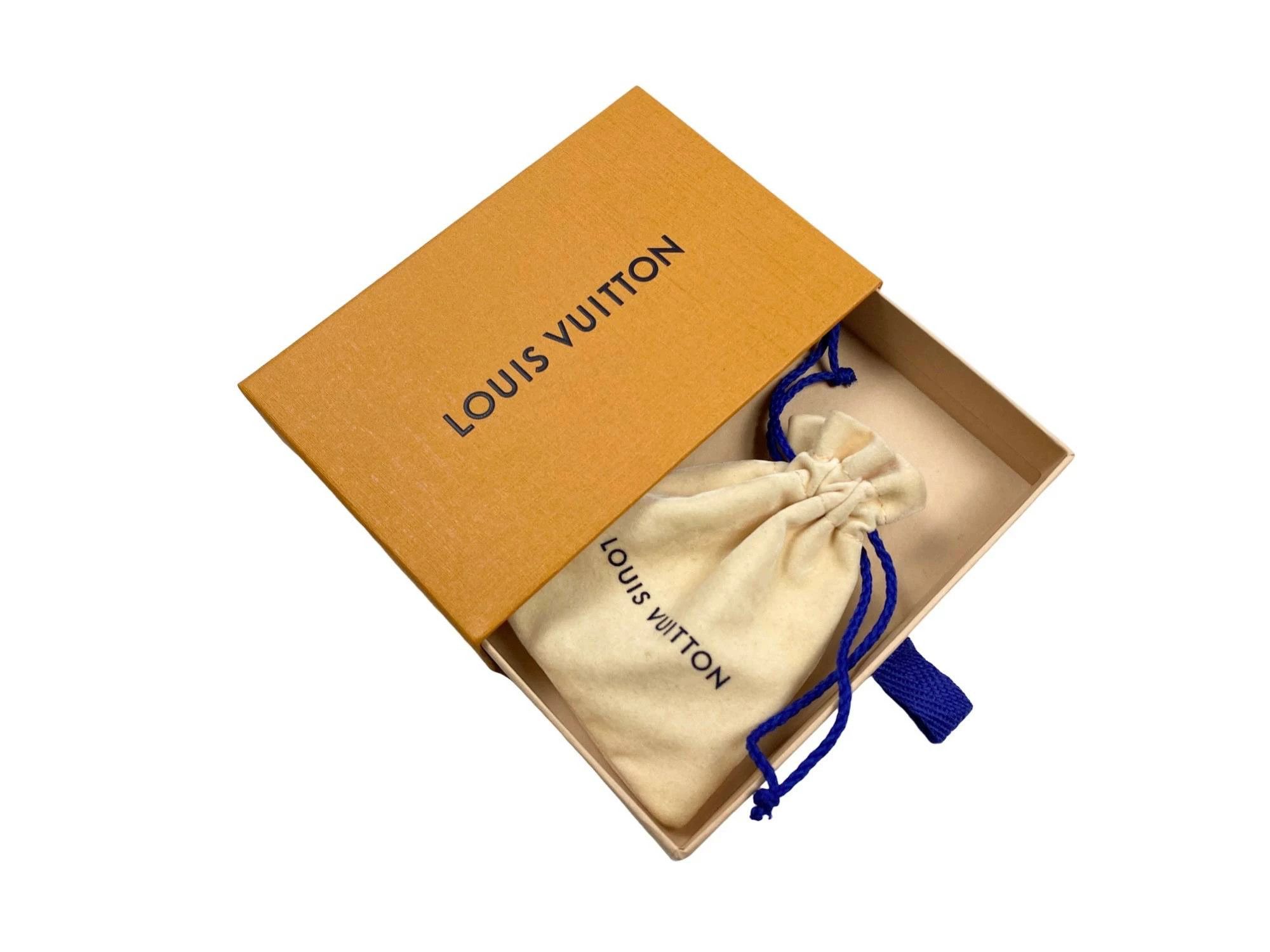 Louis Vuitton LV Damier Black 2-Tag Gold Necklace O/S Size ONE SIZE - 3 Thumbnail