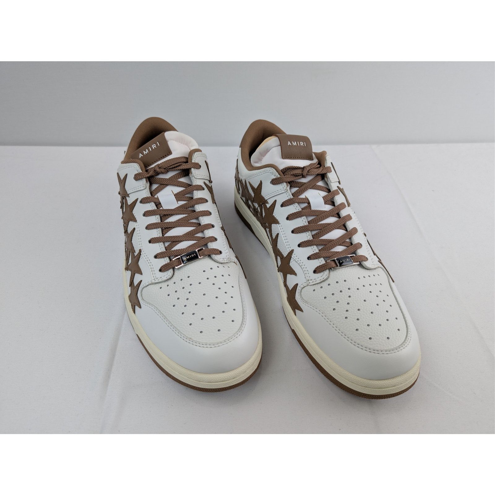 Amiri o1rshd1 Stars Low top sneakers in White/Brown 47 Size US 14 / EU 47 - 6 Thumbnail