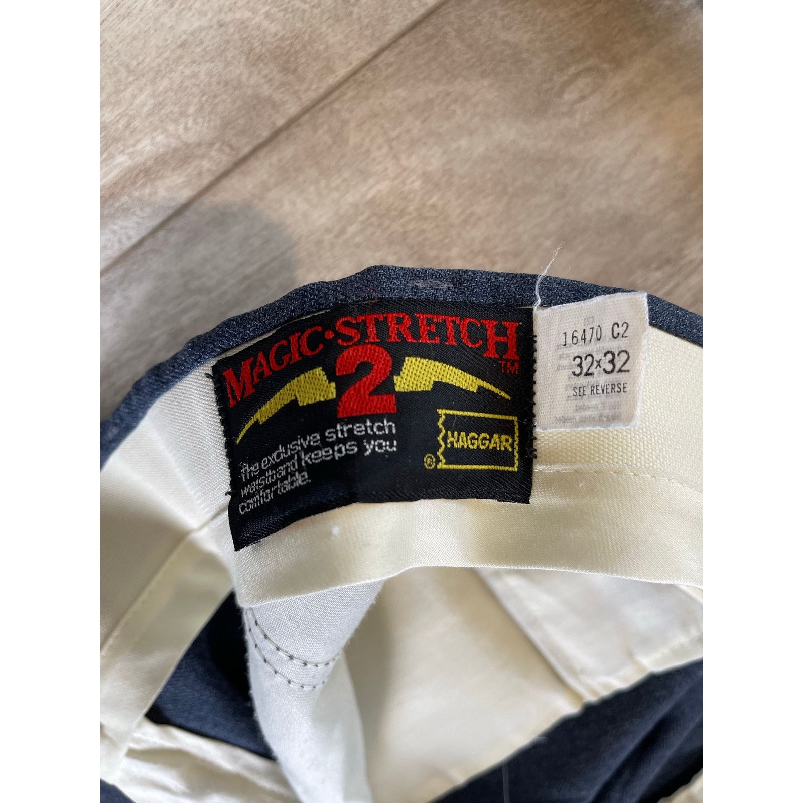 Haggar Haggar Trousers 32x32 Gray Pants VTG 80s USA Dadcore Y2K Size US 32 / EU 48 - 5 Thumbnail