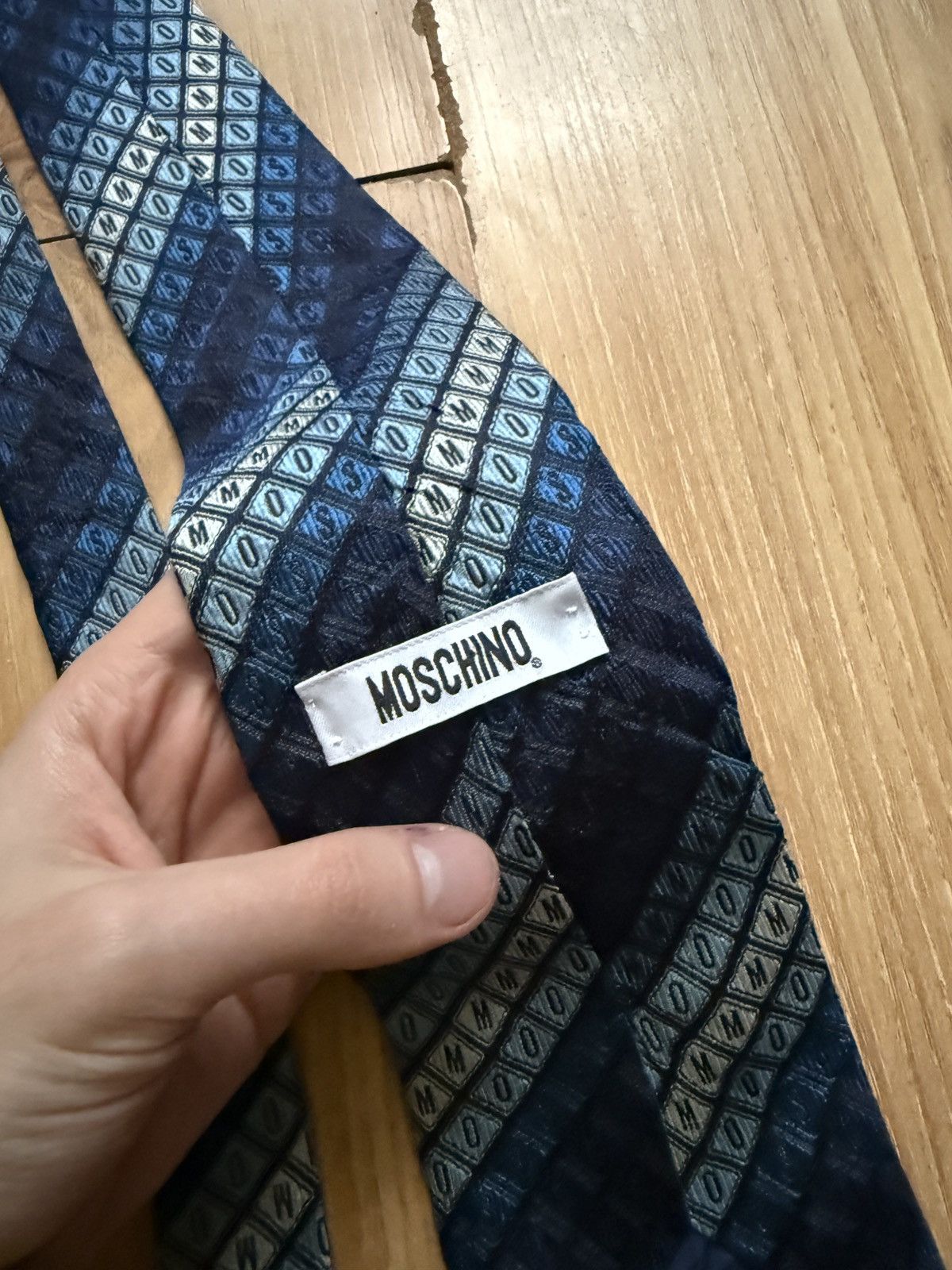Moschino Vintage Moschino silk tie Logo Size ONE SIZE - 9 Thumbnail