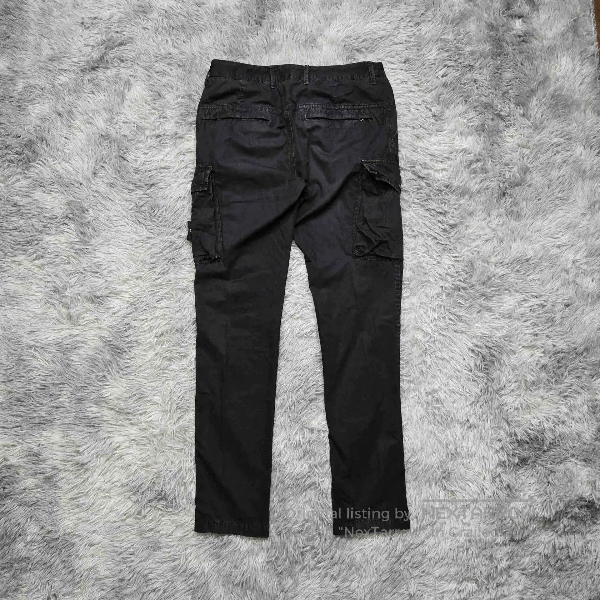 Stone Island stone island black cargo long pants W30. Size US 30 / EU 46 - 2 Thumbnail
