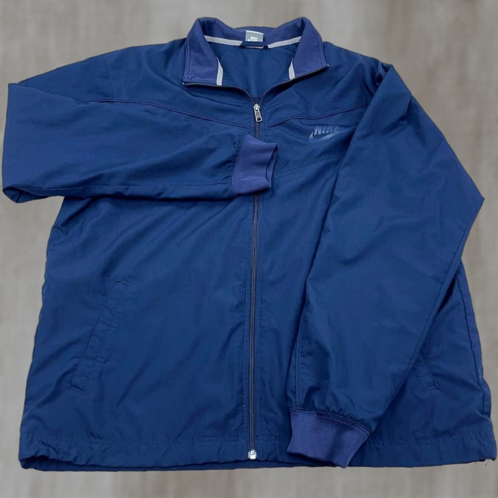 Nike VINTAGE Nike Jacket Men 2XL Blue Windbreaker Summer? (Oops) Size US XXL / EU 58 / 5 - 1 Thumbnail