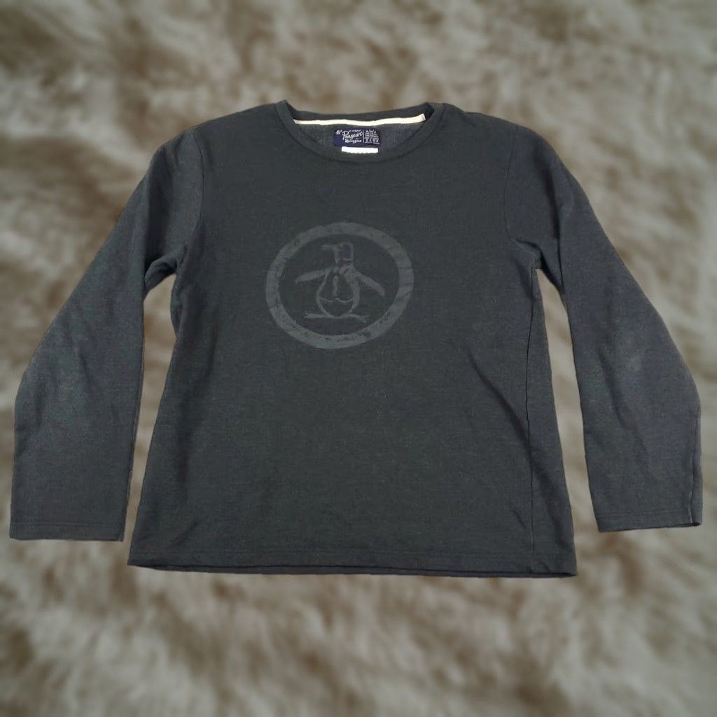 Original Penguin Original Penguin Sweater Mens Medium Gray Casual Pullover Knit Crew Neck Size US M / EU 48-50 / 2 - 1 Thumbnail