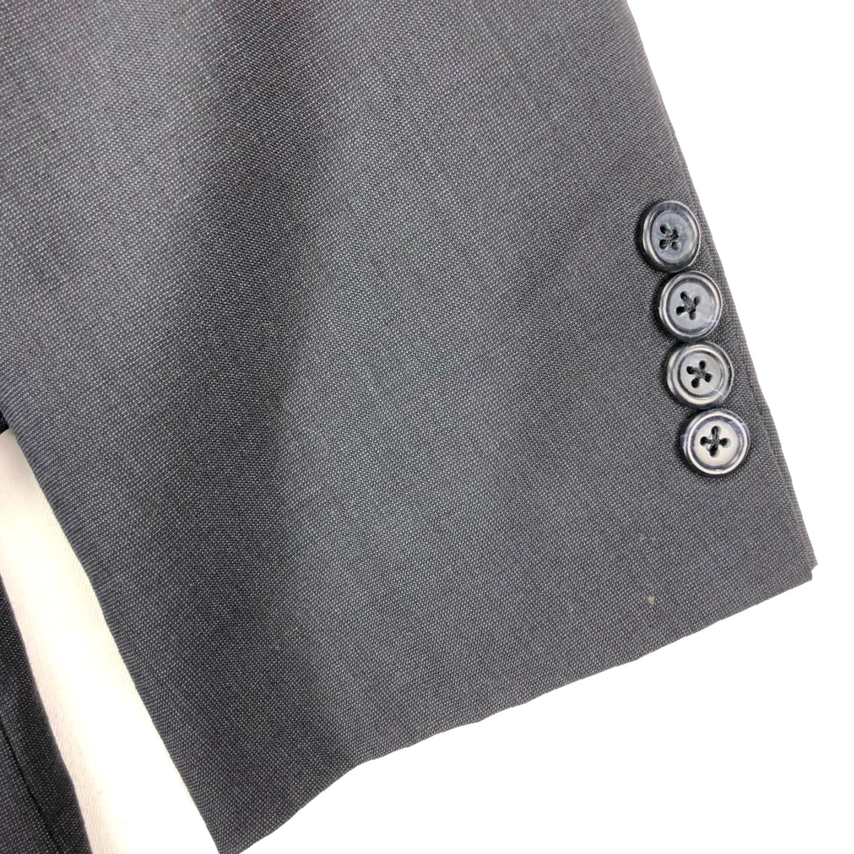 Brooks Brothers Brooks Brothers Men's Blazer 2-Button Gray Wool 40R Regular Size 40R - 3 Thumbnail