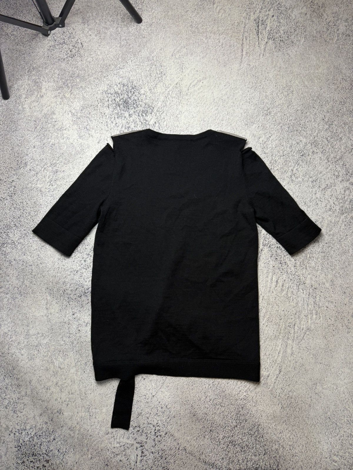 Miu Miu Miu Miu Black Knit Top – Made in Italy Size M / US 6-8 / IT 42-44 - 12 Thumbnail