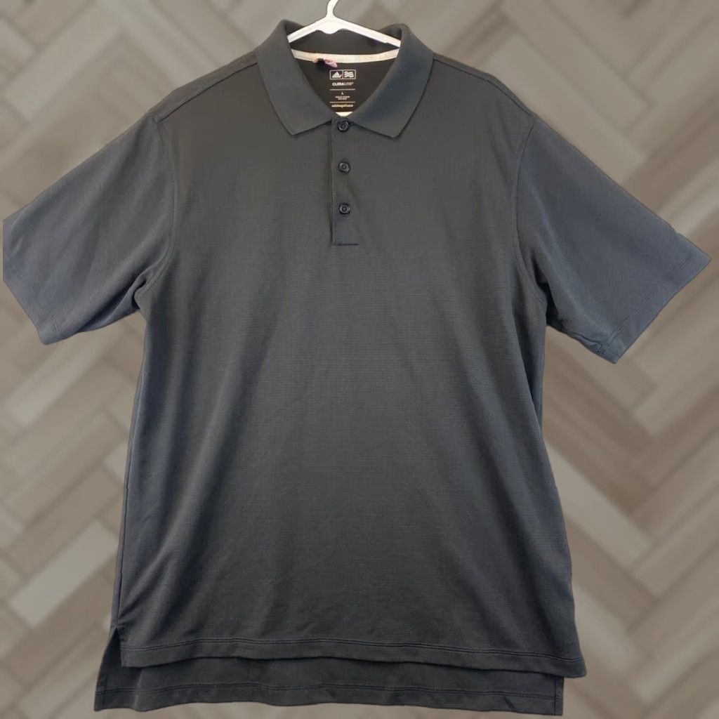 Adidas adidas Climalite Polo Shirt Men L Black Athletic Golf Shirt /86-7 Size US L / EU 52-54 / 3 - 1 Thumbnail