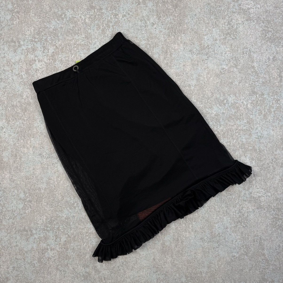 Jean Paul Gaultier Save The Queen Black Midi Skirt JPG Style Size XL Size 38" / US 16 / IT 52 - 2 Thumbnail