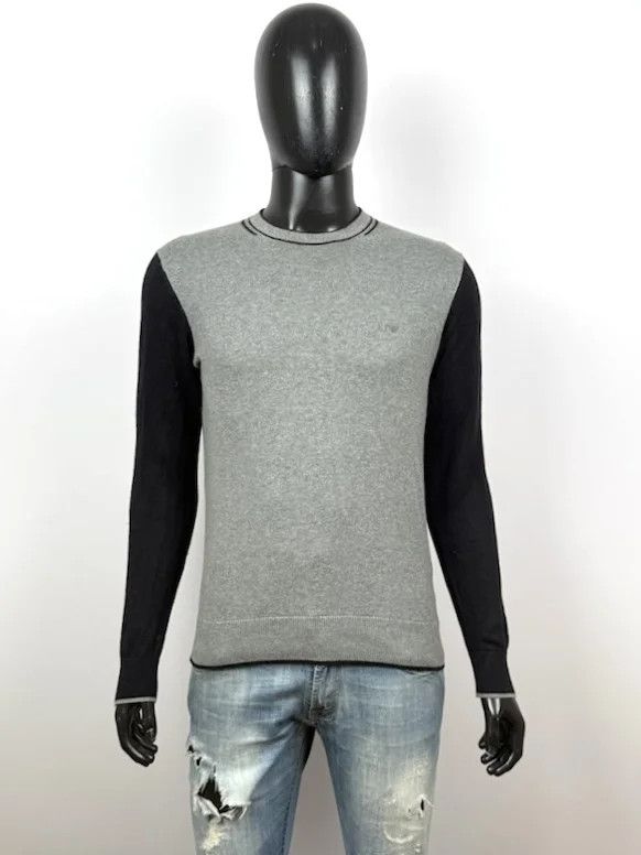 Armani Maglione Armani Jeans Uomo M Lana Cotone Grigio Size US M / EU 48-50 / 2 - 1 Thumbnail