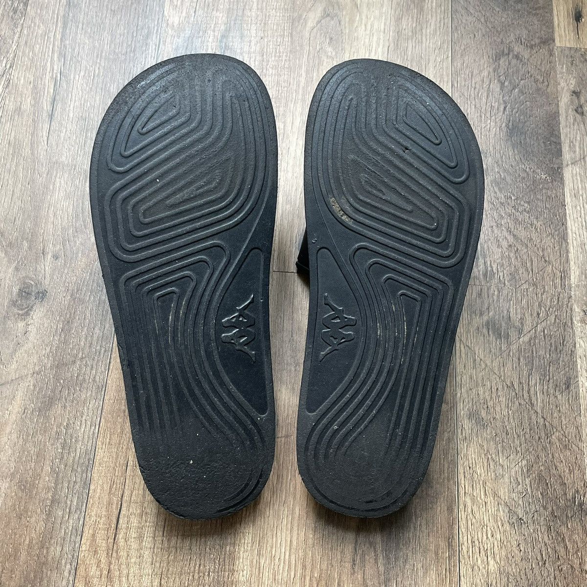 Kappa Kappa Black Unisex Sporty Slide Sandals Size US 8 / EU 41 - 4 Thumbnail