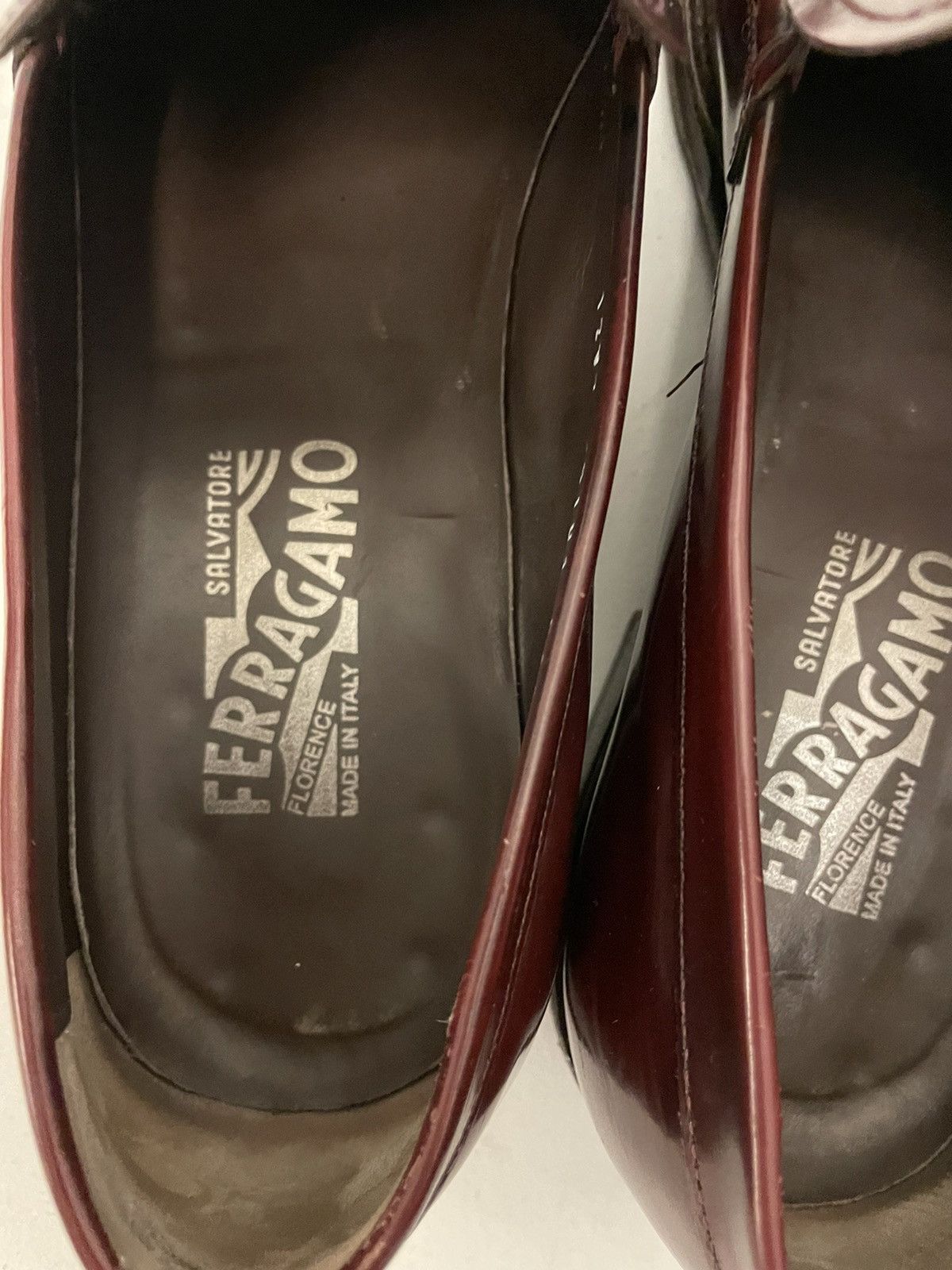 Salvatore Ferragamo Glossy Soft Vamp Bit Loafer Size US 10.5 / EU 43-44 - 4 Thumbnail