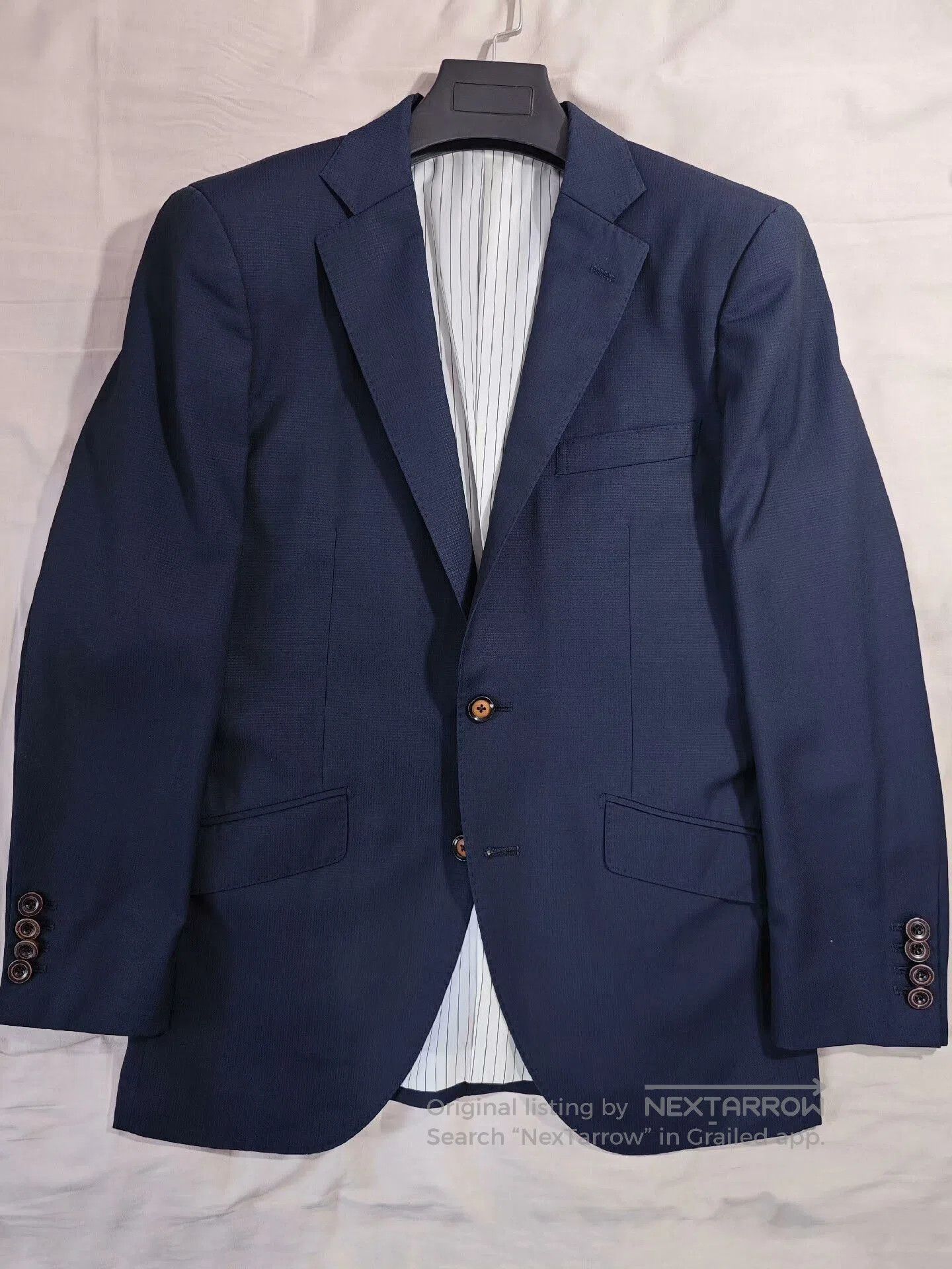 Japanese Brand Italian Reda Wool Blazer Custom Suit. Size US M / EU 48-50 / 2 - 2 Thumbnail