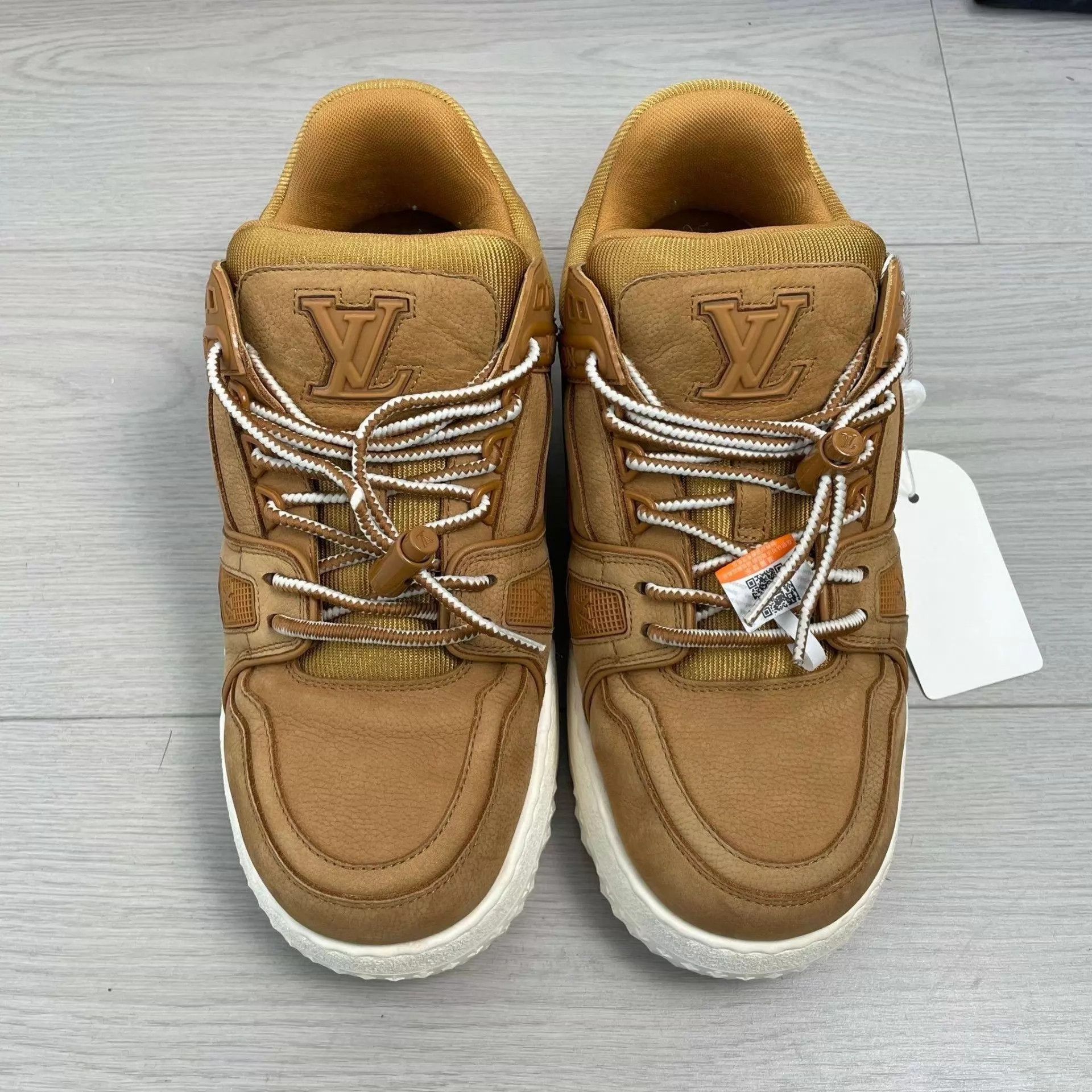 Louis Vuitton LV Trainer Maxi Brown US 4 Size US 4 / IT 34 - 1 Thumbnail