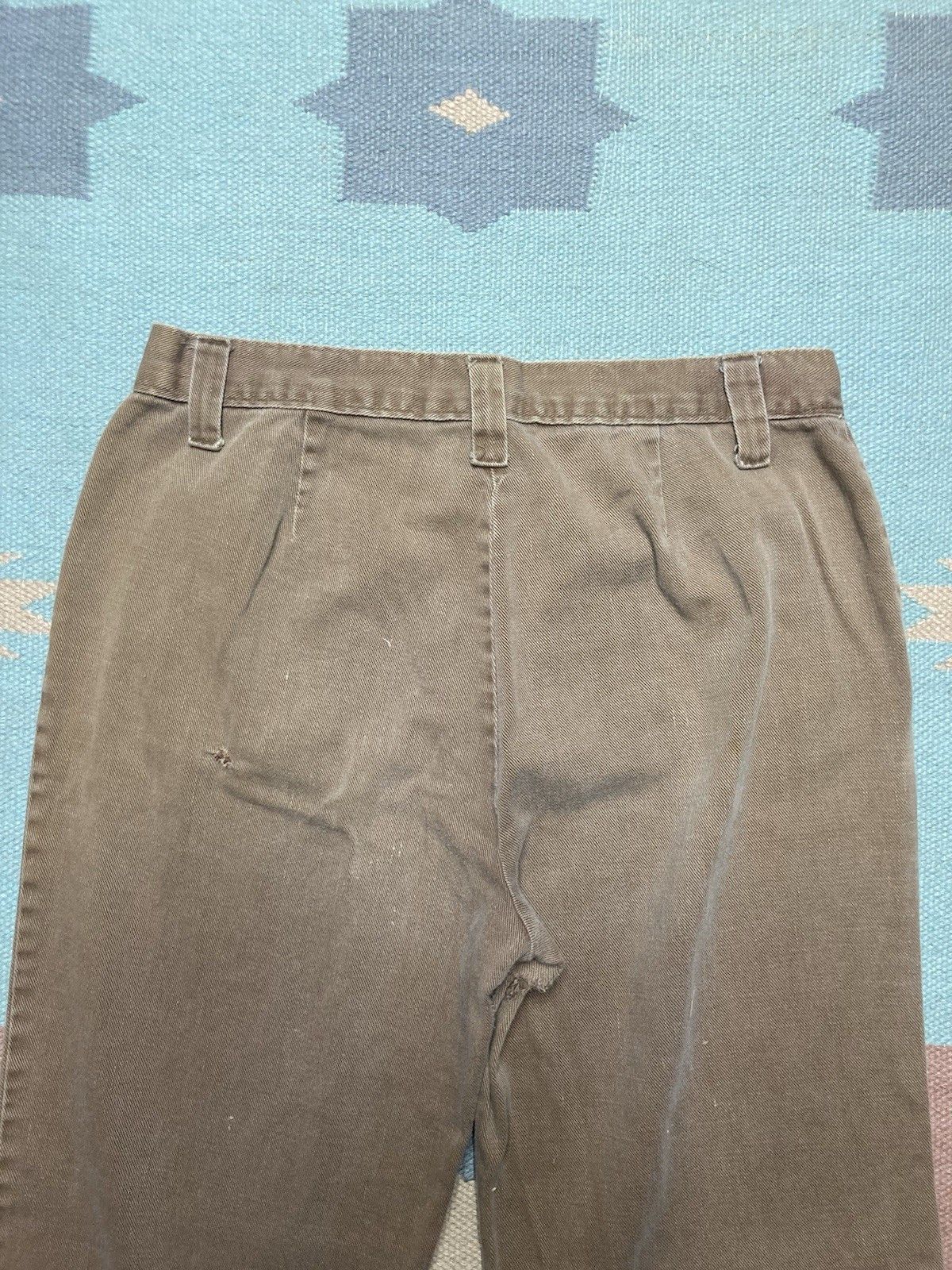 Sears × Vintage 70s bell bottom jeans flare leg pants sears button fly 30x27 Size 30" / US 8 / IT 44 - 9 Thumbnail