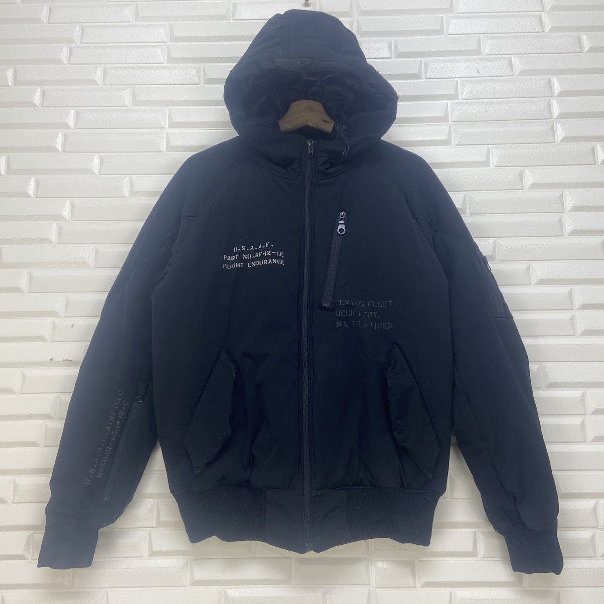 Avirex Flying Fleet Deck Dept. Air Field USAAF Bomber Jacket