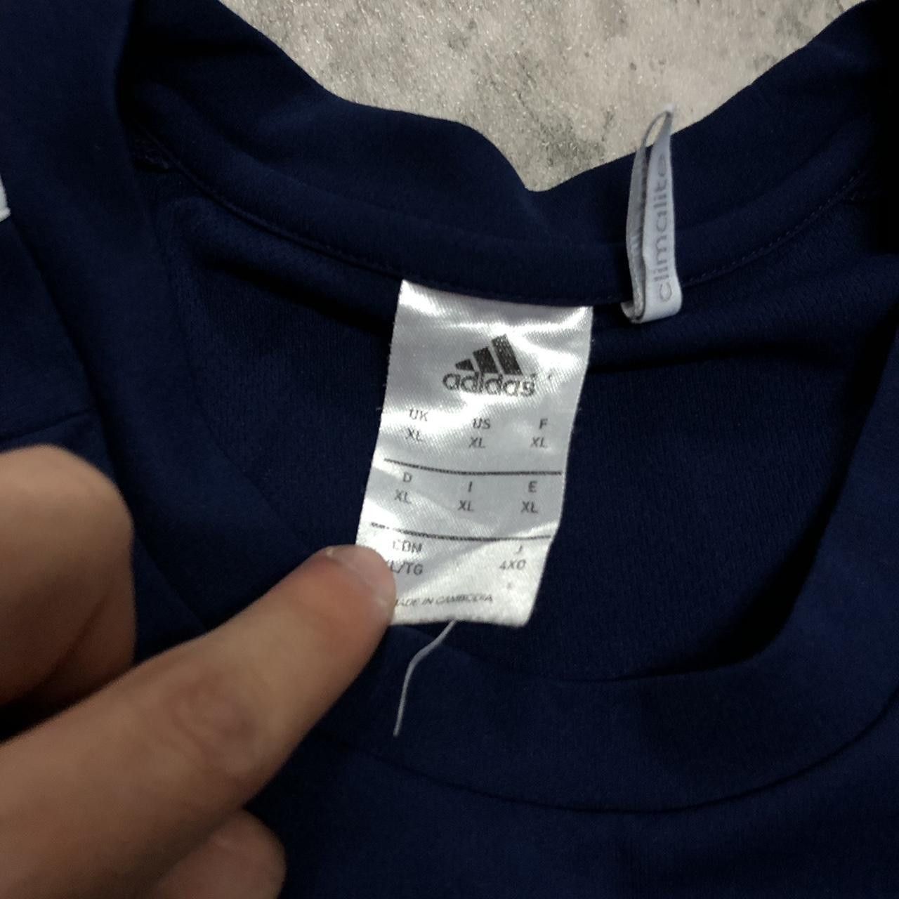 Adidas Navy Adidas T-shirt #AdidasTee Size US XL / EU 56 / 4 - 3 Thumbnail