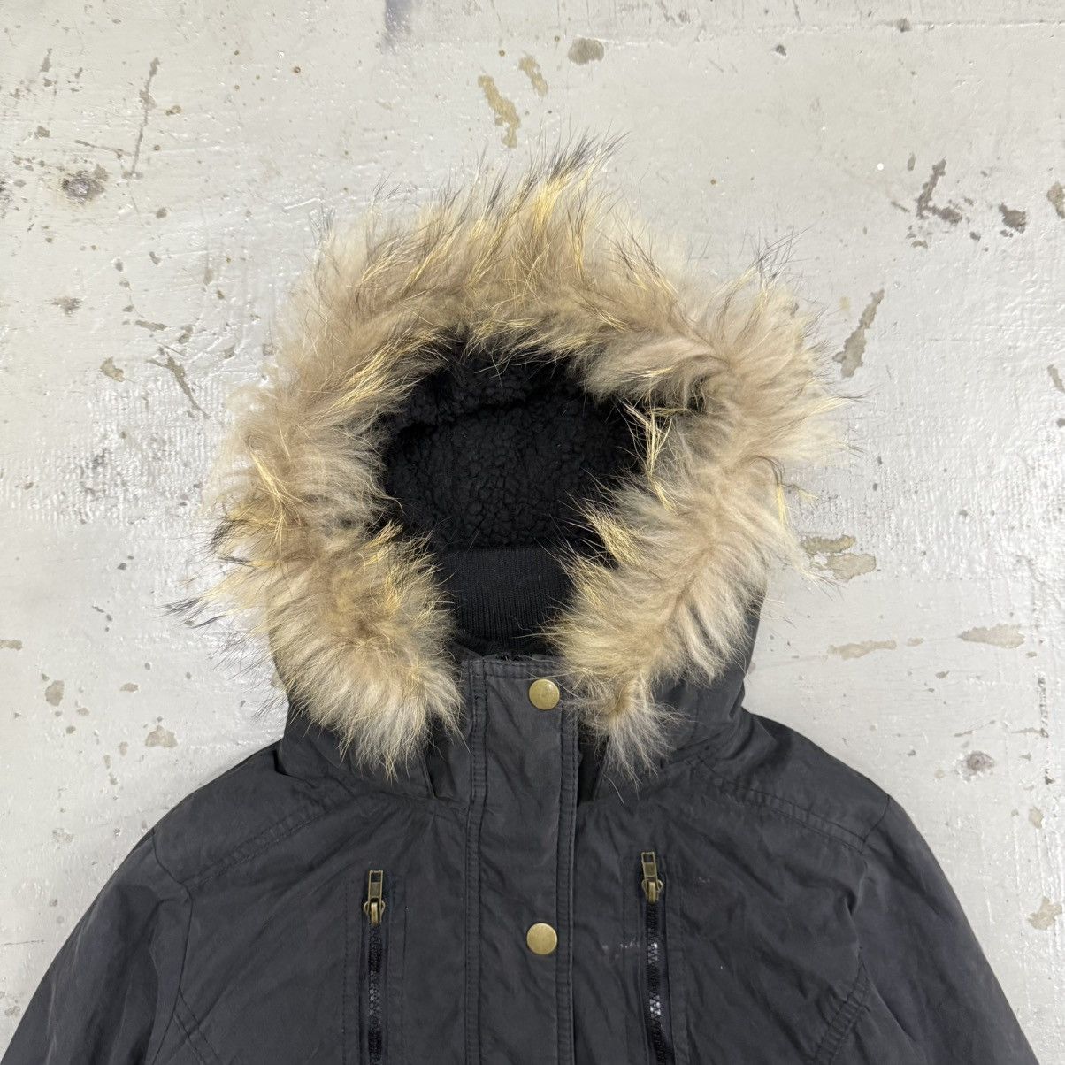 If Six Was Nine 2000s Colza - Vkei Style Fur Hoodie Parka Size US L / EU 52-54 / 3 - 3 Thumbnail
