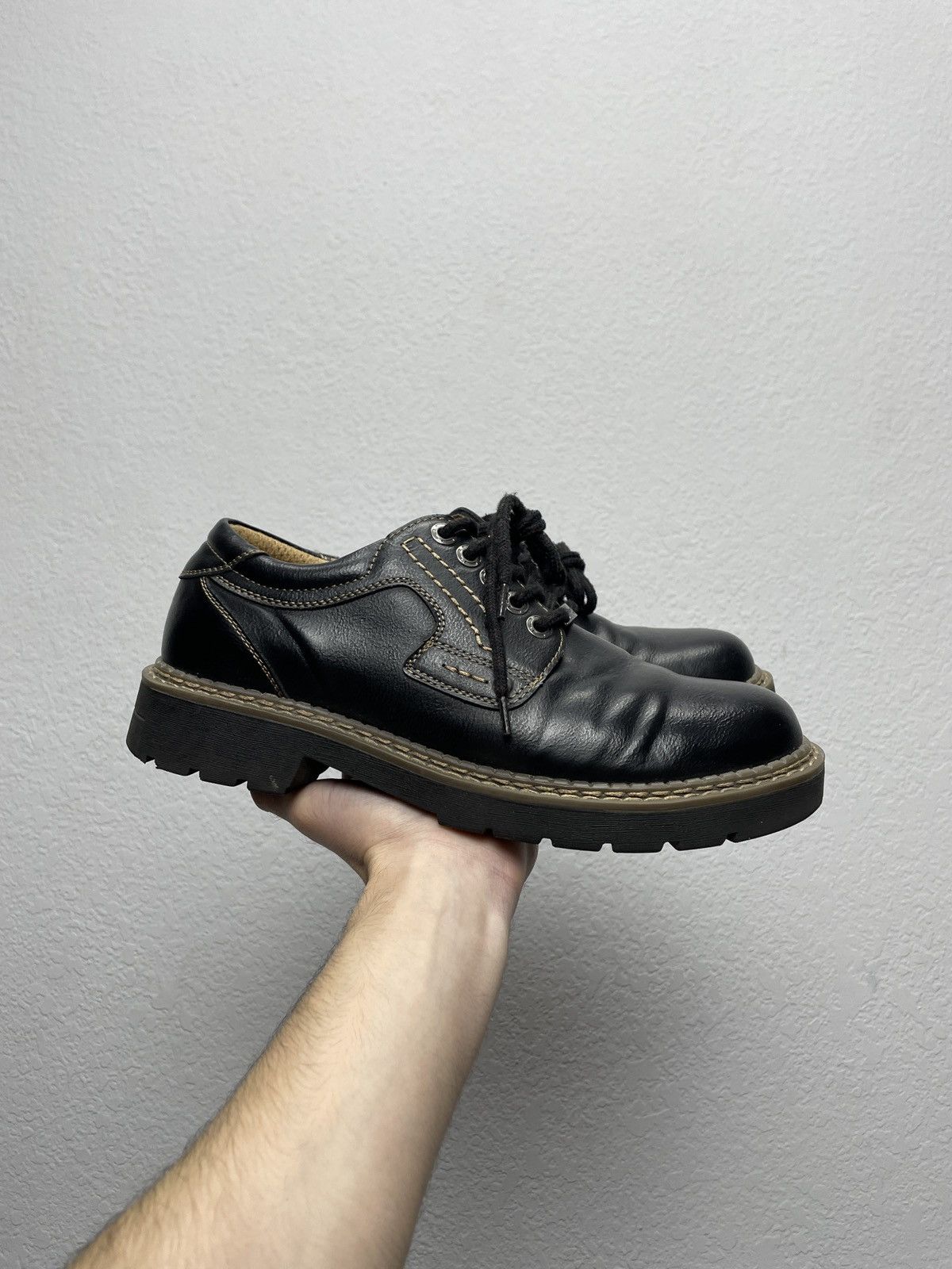 Hedi Slimane AS 98 Vibe Artisan Black Leather Side Zip Ankle Biker Boots Size US 9 / EU 42 - 3 Thumbnail