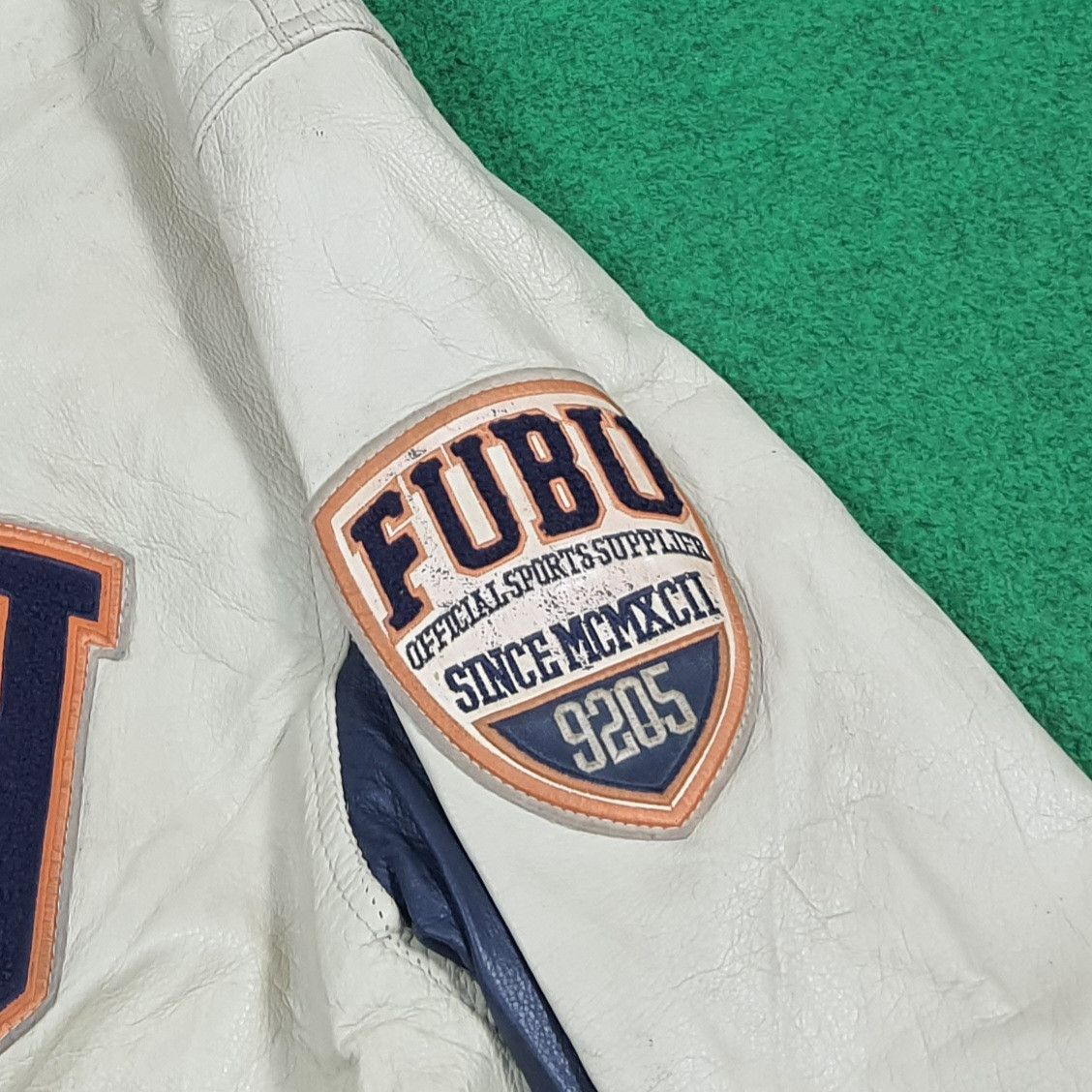 Fubu Vintage 90s Hip Hop FUBU Full Leather Jacket C286N4 Size US L / EU 52-54 / 3 - 7 Thumbnail