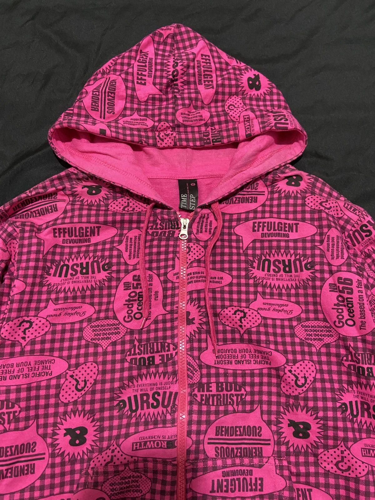 Japanese Brand TIME STEP GOD TO OCEAN ZIP HOODIE Size US M / EU 48-50 / 2 - 3 Thumbnail