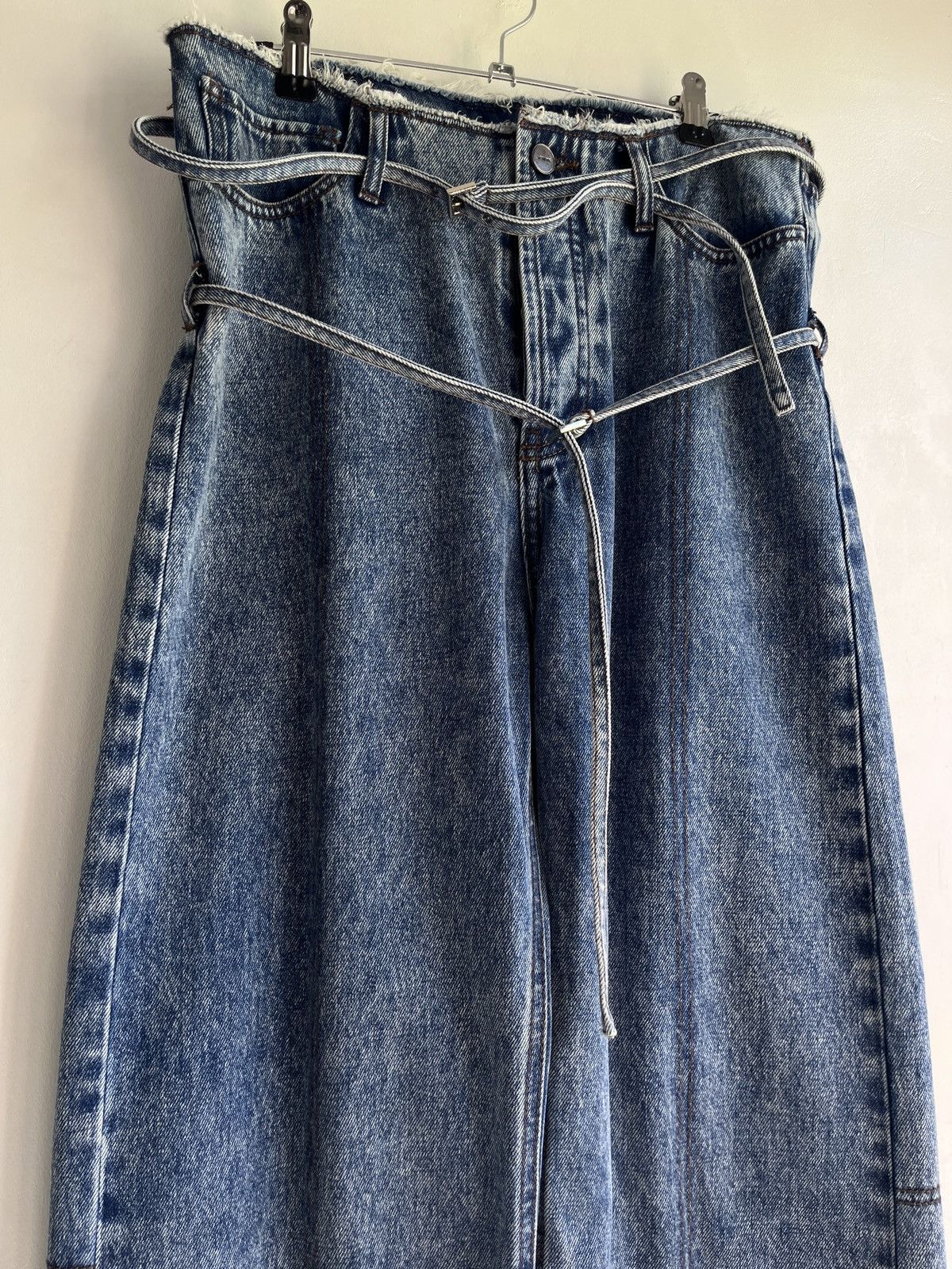Jacquemus Caraco Belted Jeans Size 31" - 4 Thumbnail