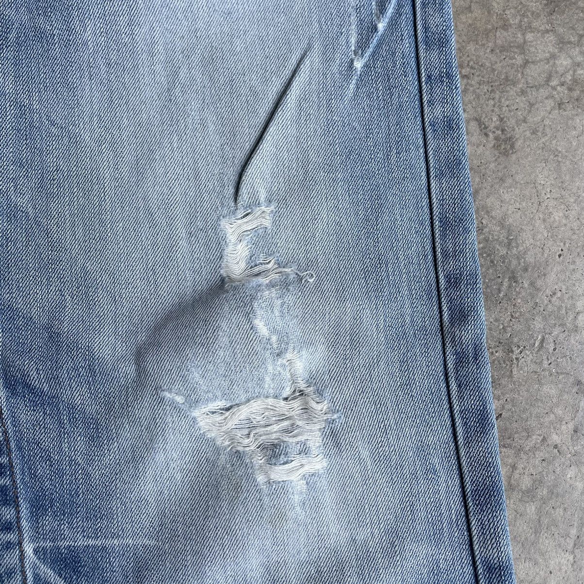 Japanese Brand 🔥🇯🇵Red Pepper Stoned Washed Ripped Distress Denim Jeans Size US 34 / EU 50 - 8 Thumbnail