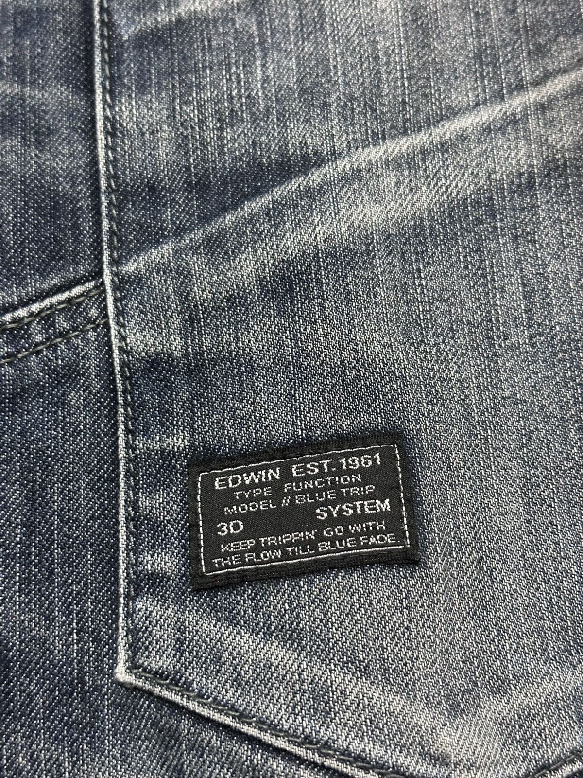 Edwin Vintage Edwin BlueTrip Spiral Leg Cargo Whiskers Denim Size US 29 - 6 Thumbnail